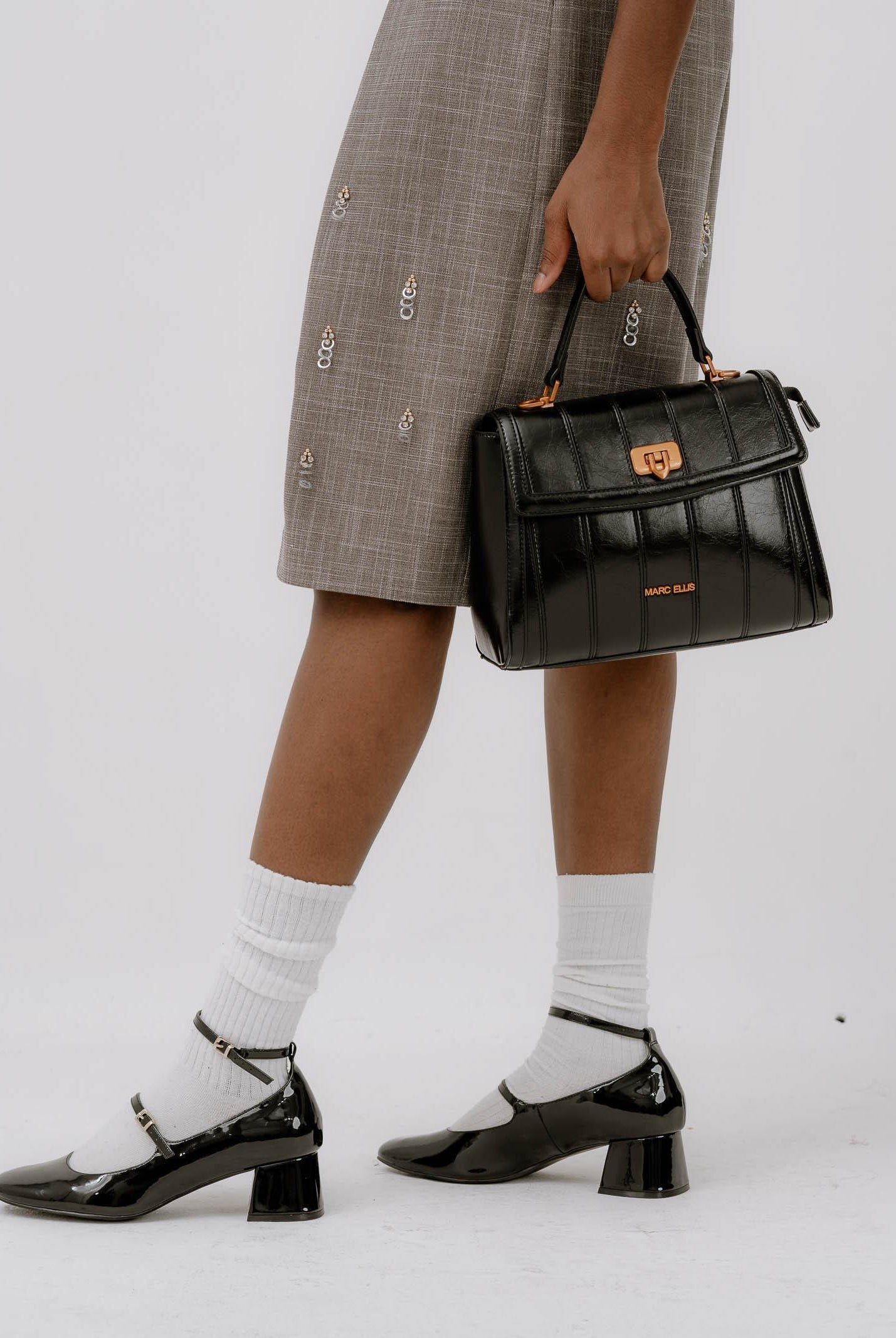 MARC ELLIS Borsa a mano Saori nera da donna SAORI BL MARC ELLIS