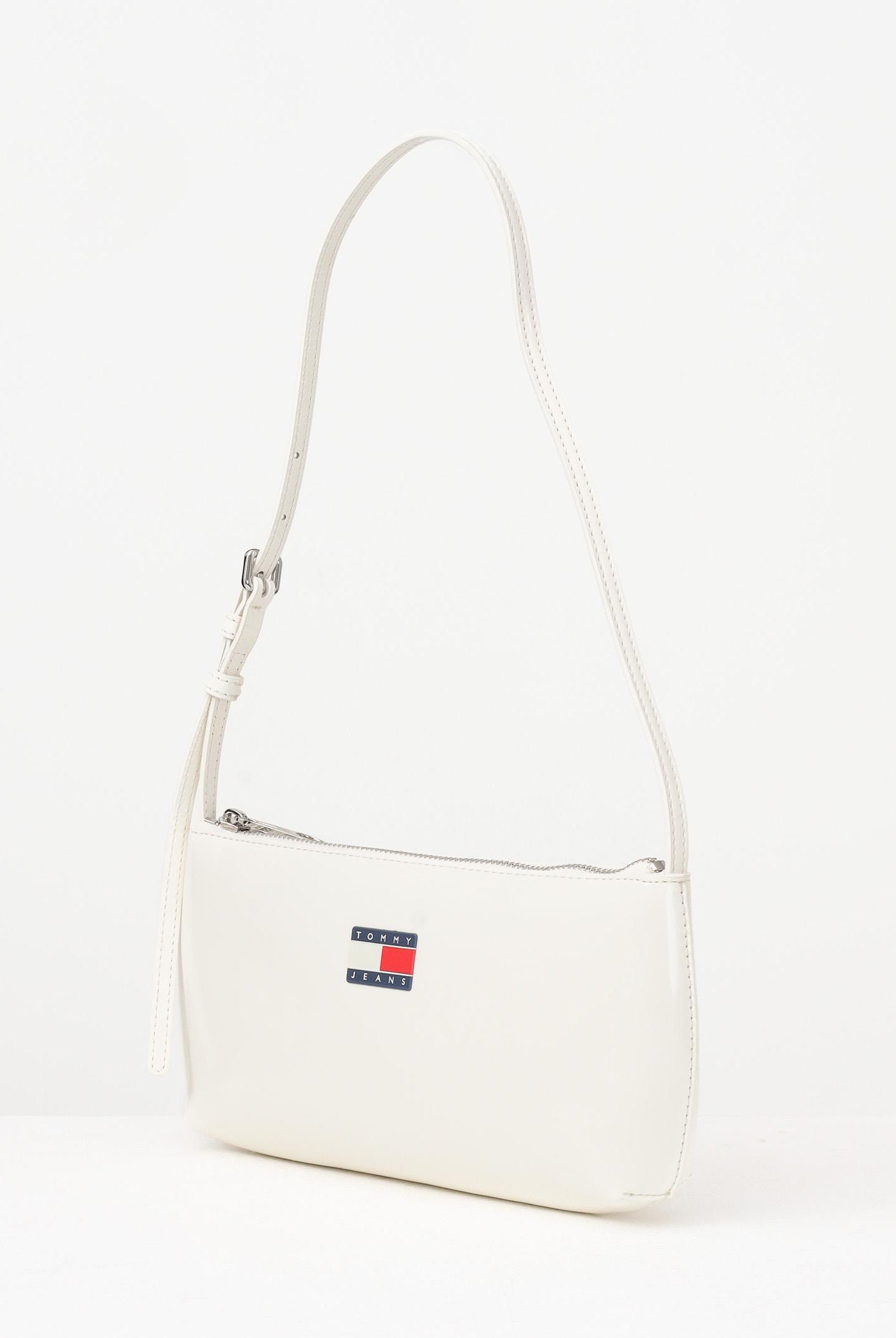 TOMMY JEANS Borsa a spalla Essential panna da donna AW0AW17866 YBI TOMMY JEANS