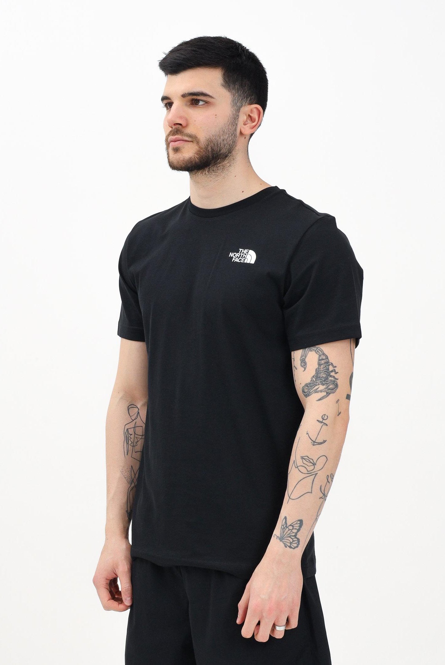 THE NORTH FACE T-shirt a manica corta NSE Reflective Box nera da uomo NF0A87NPJK31 . THE NORTH FACE