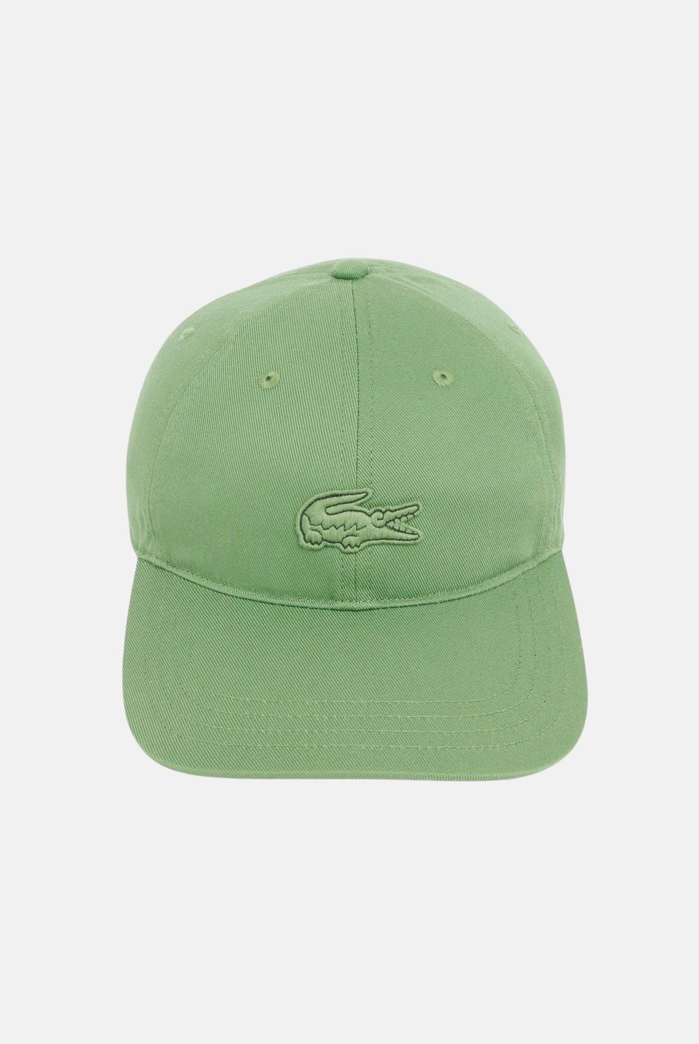 LACOSTE Cappello con visiera verde per uomo e donna con stemma RK1910 02M LACOSTE