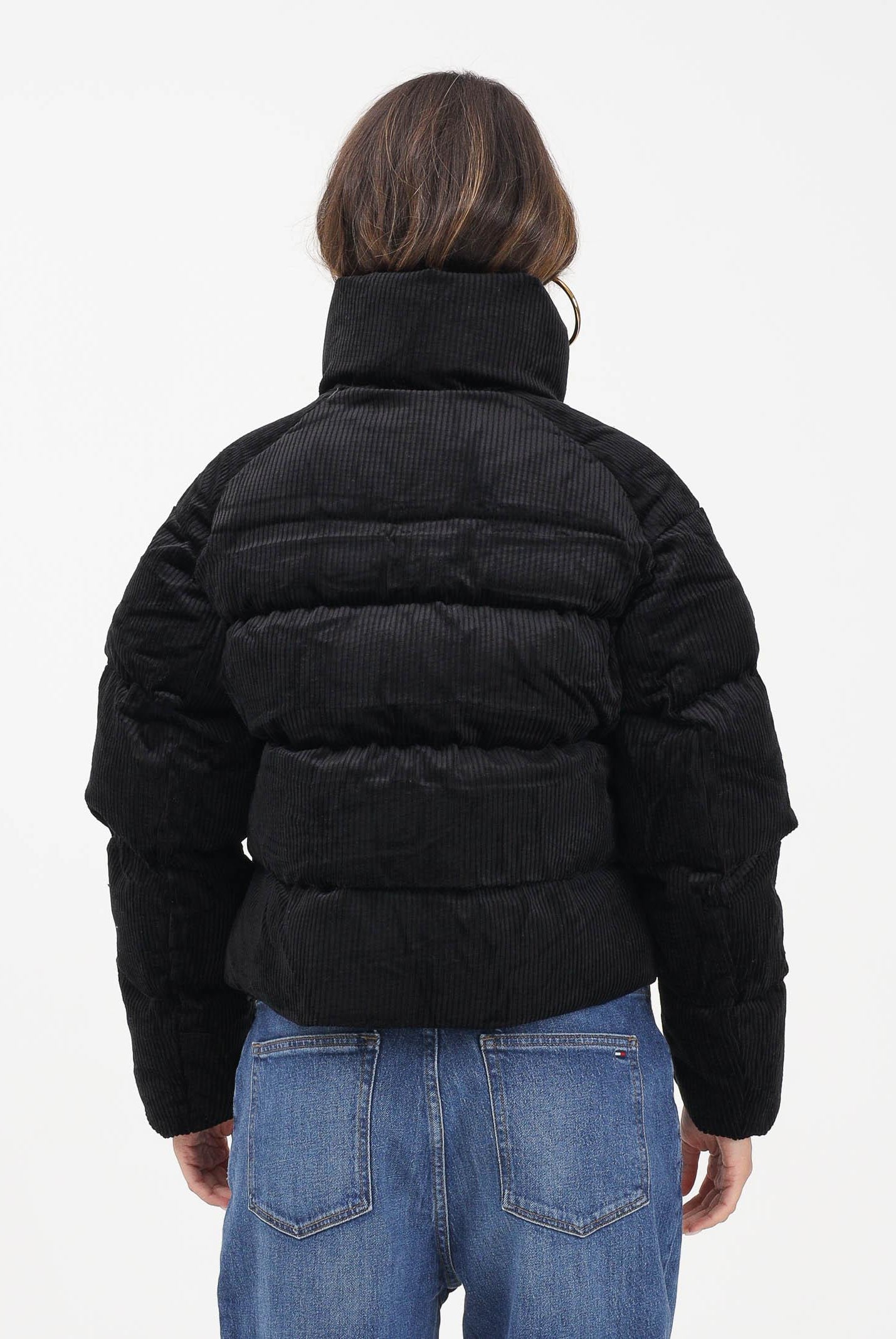 PUMA Piumino in velluto a coste Wardrobe Essentials nera da donna 632171 01 PUMA