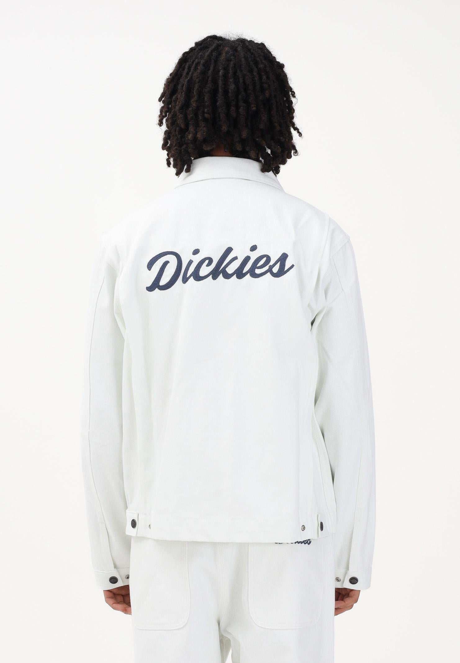 DICKIES Giubbotto Wellsville in denim bianco da uomo DK0A88PF0WH1 . DIckies
