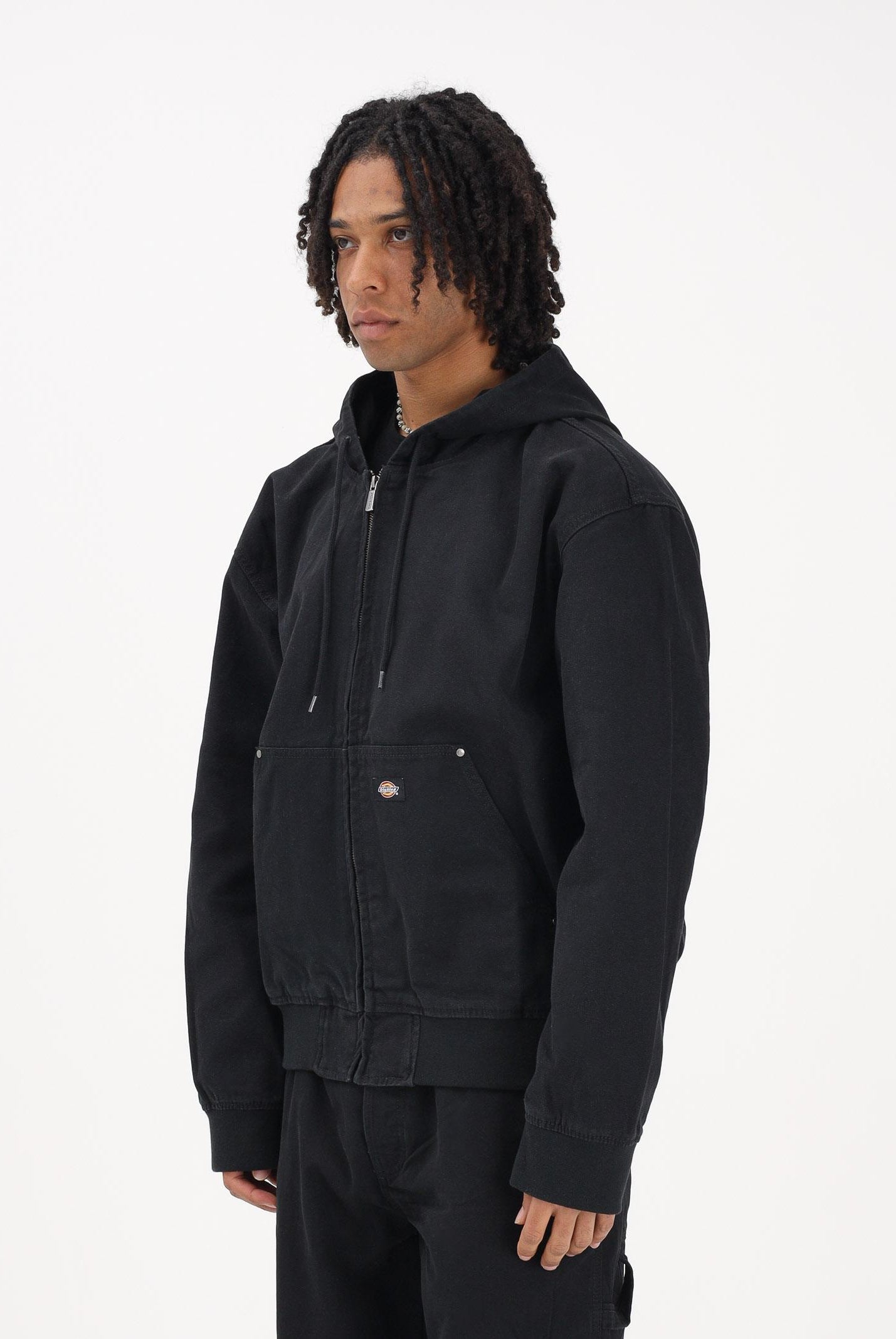 DICKIES Giubbotto in denim nero da uomo DK0A88JZBLK1 . DIckies