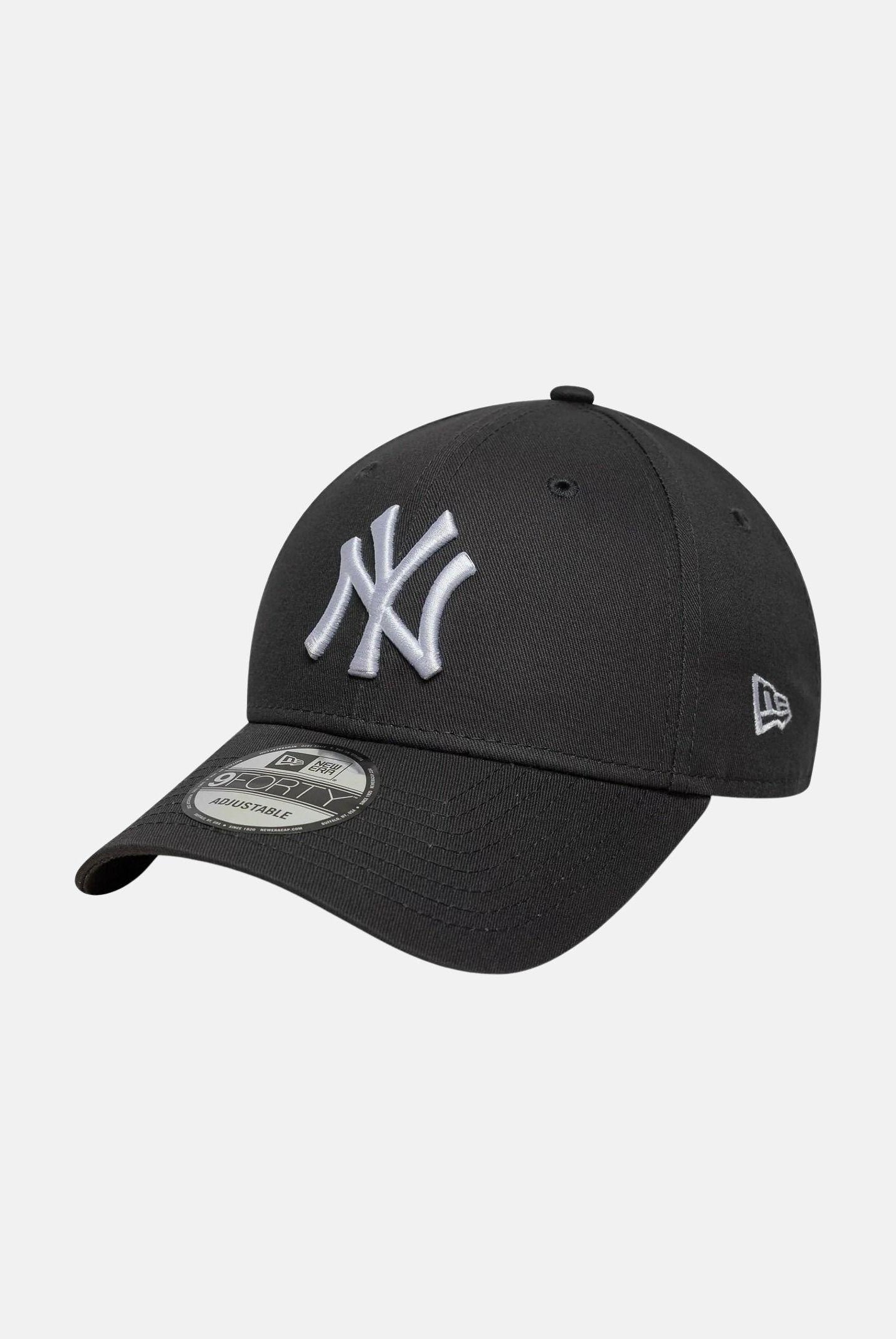 NEW ERA Cappello con visiera 9FORTY New York Yankees MLB League Essential nero per uomo e donna 60771707 . NEW ERA