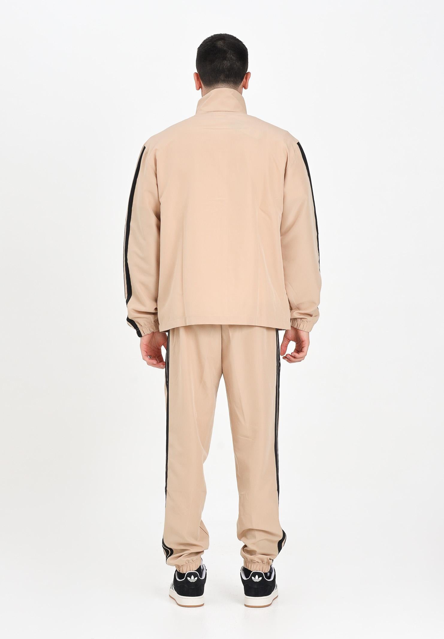 ADIDAS PERFORMANCE Tuta Sportswear Basic 3-Stripes Woven beige da uomo JX3149 . ADIDAS PERFORMANCE