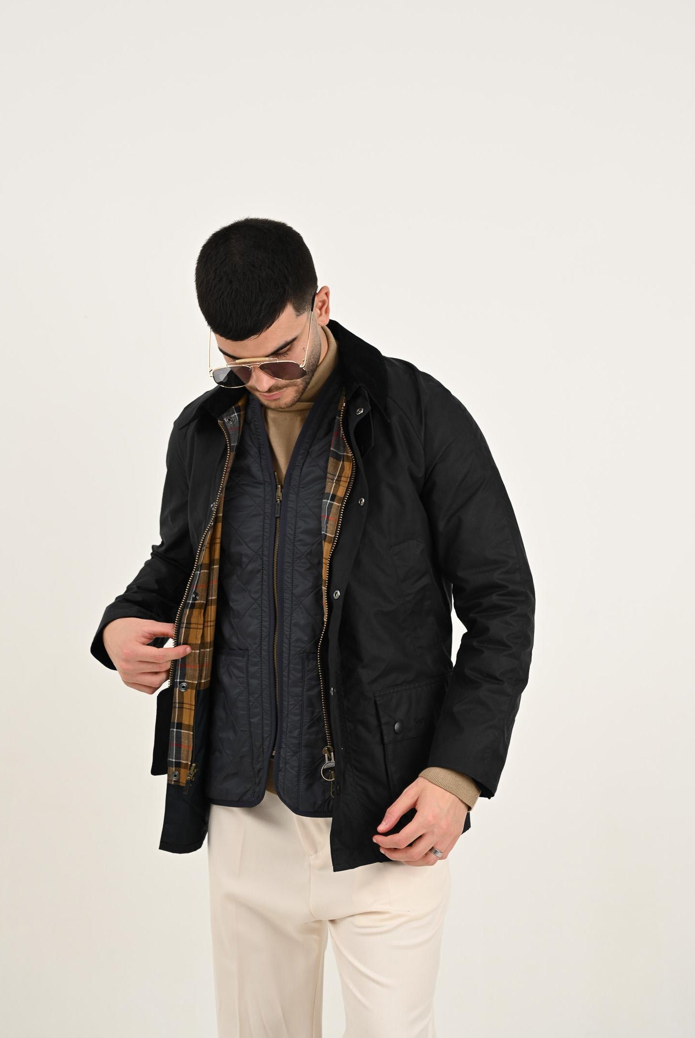 BARBOUR Giubbotto Ashby blu da uomo 252MMWX0339 NY92 BARBOUR