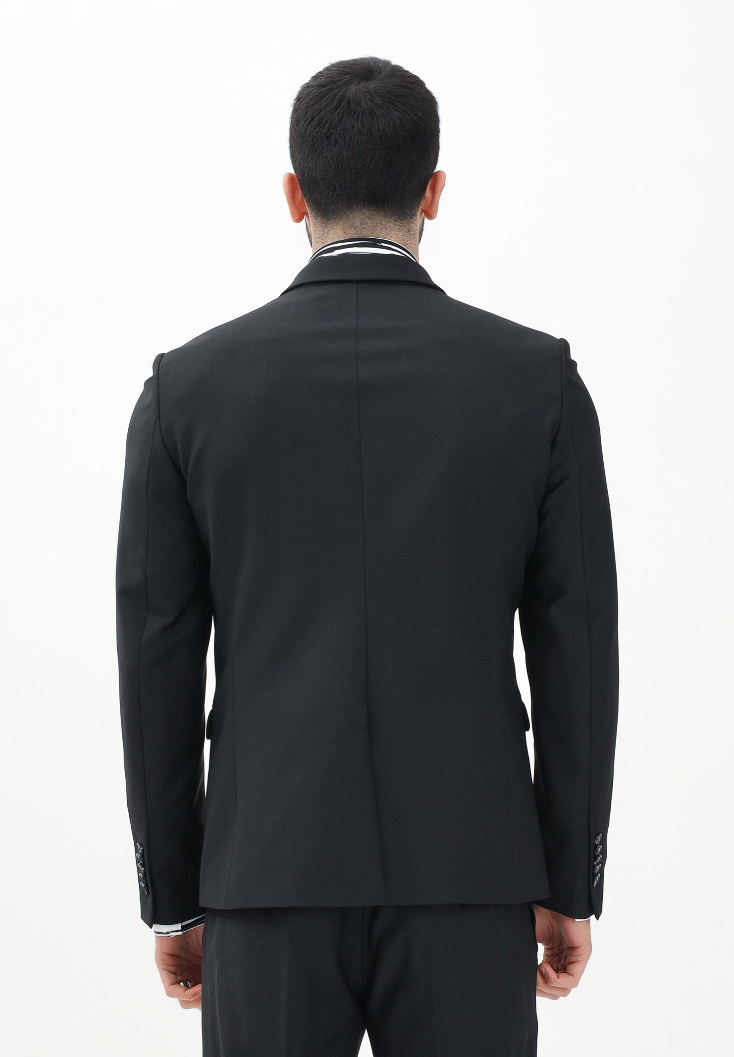 PATRIZIA PEPE Giacca monopetto nera da uomo 5SB652A590 K103 PATRIZIA PEPE