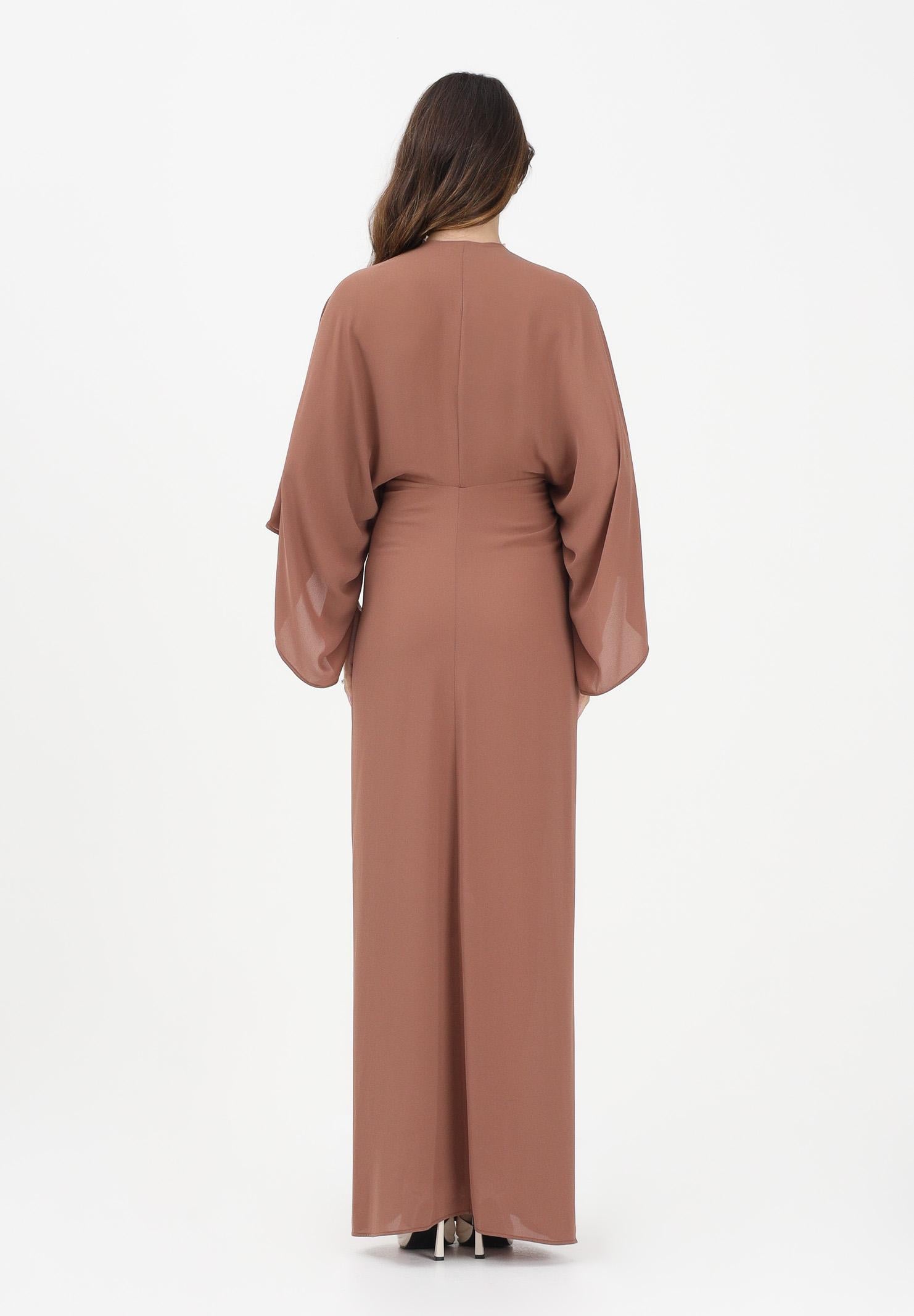 ALMA SANCHEZ Abito lungo Wiki caramello da donna AS26089TG CA ALMA SANCHEZ