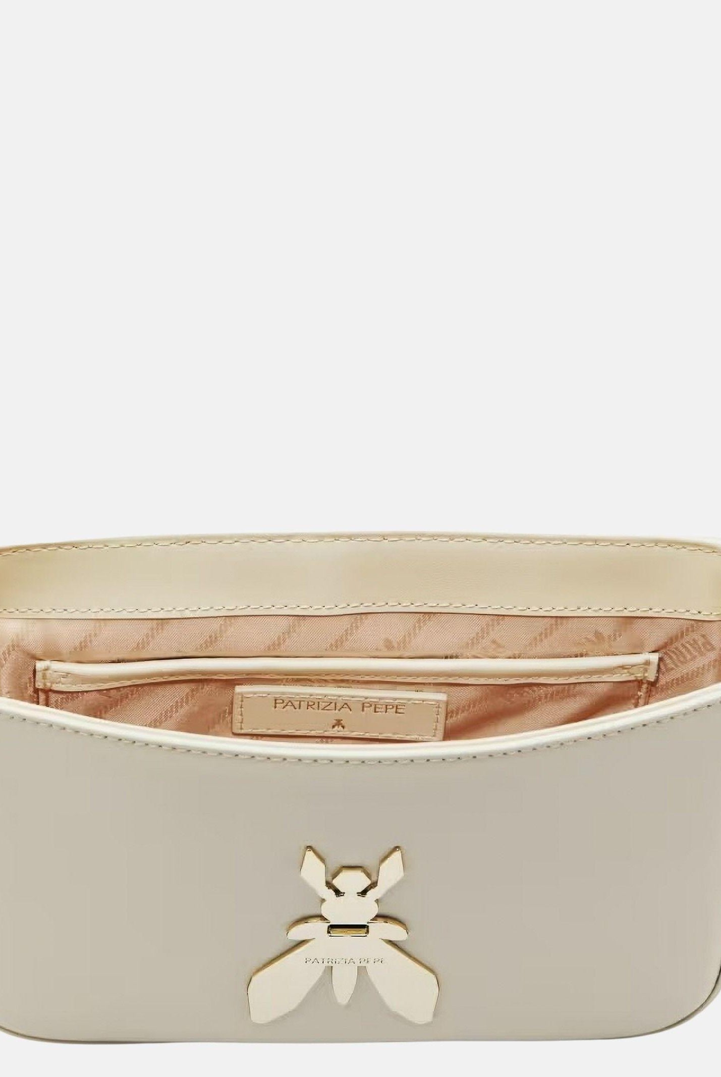 PATRIZIA PEPE Borsa a tracolla Essential Fly panna da donna 8B0303L061 W405 PATRIZIA PEPE