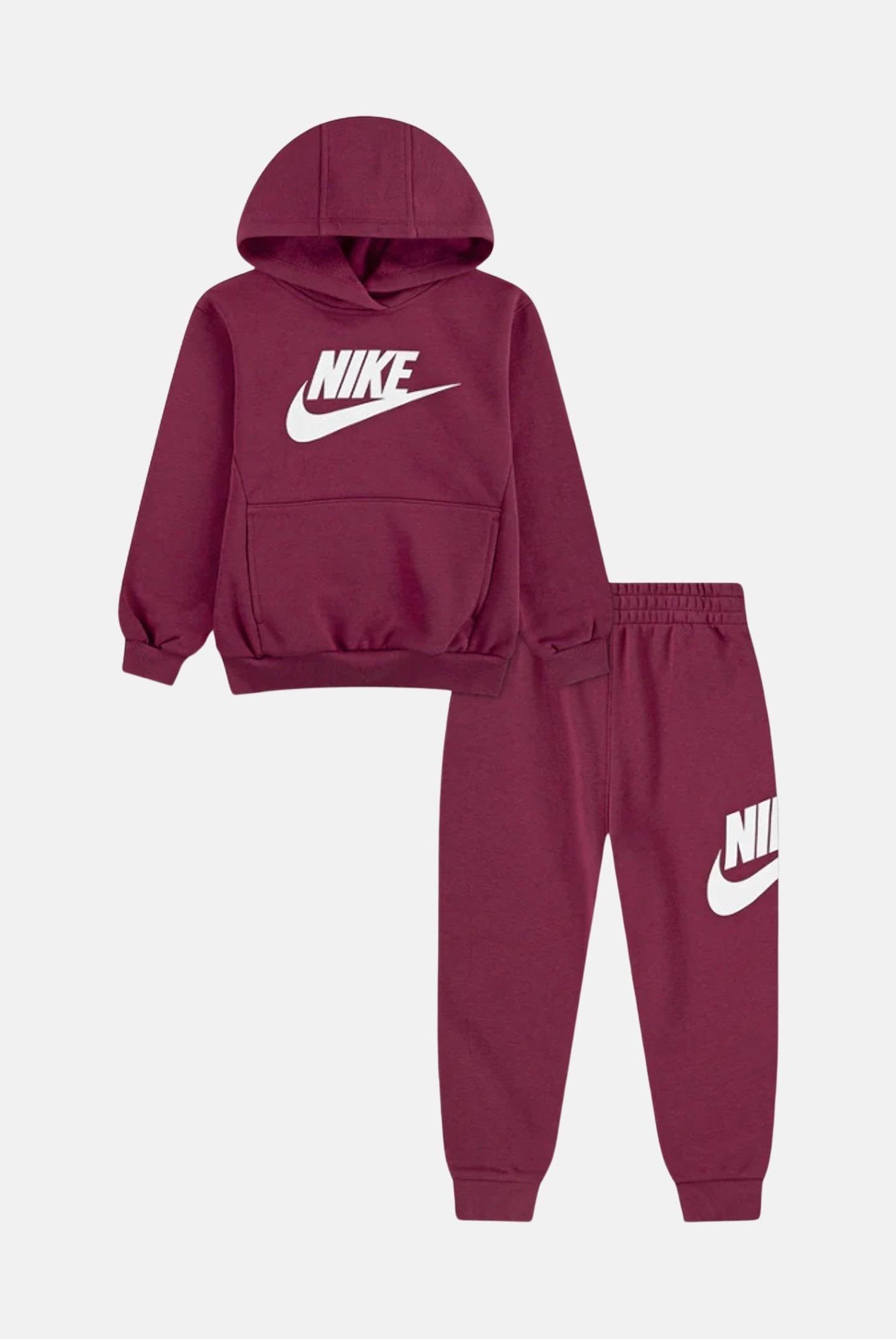 NIKE Tuta bordeaux da neonato con stampa logo 66L135 ADZ NIKE