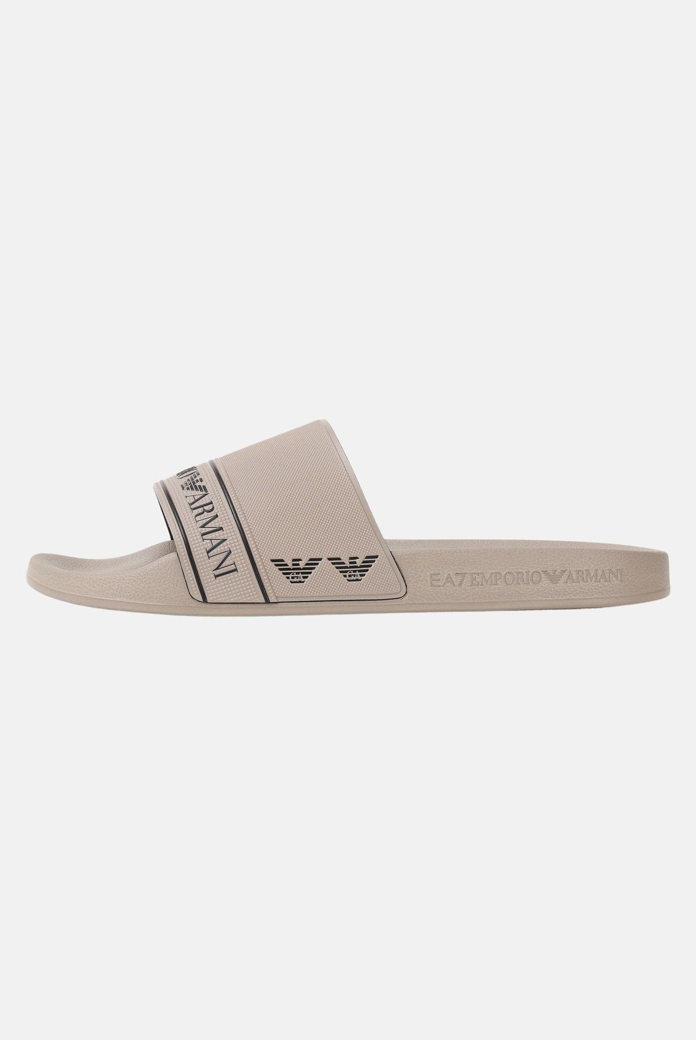 EA7 Ciabatte beige da uomo con logo 7X000110AF15128 MZ660 EA7