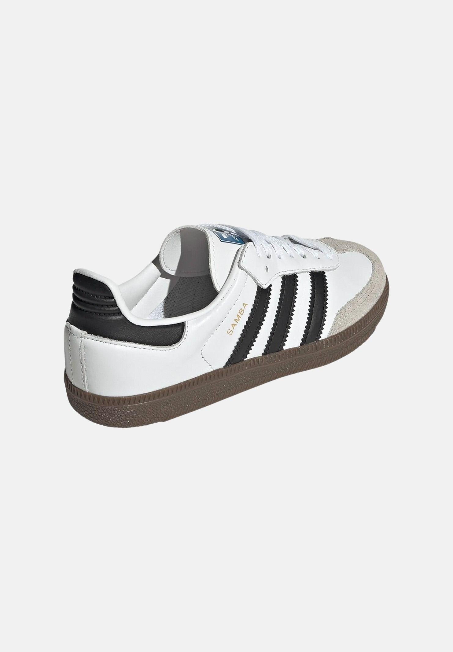 ADIDAS ORIGINALS Sneakers Samba OG bianche per bambino e bambina IE3677 . ADIDAS ORIGINALS