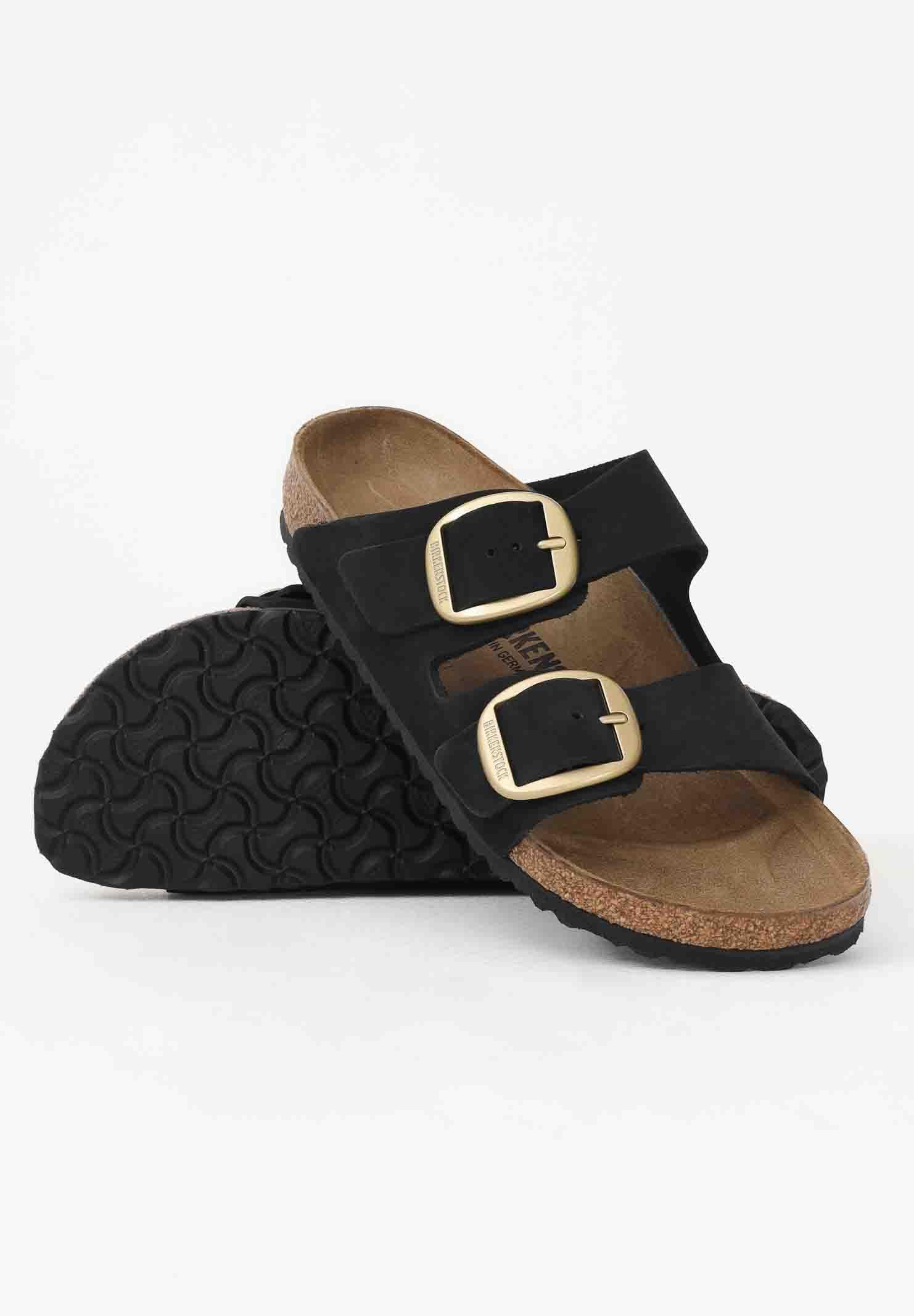 BIRKENSTOCK Ciabatte Arizona Big Buckle nere da donna 1023290 . BIRKENSTOCK