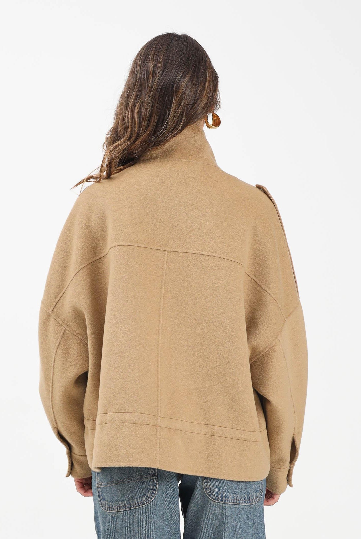 PINKO Caban cammello da donna 105341A2XM CAM PINKO