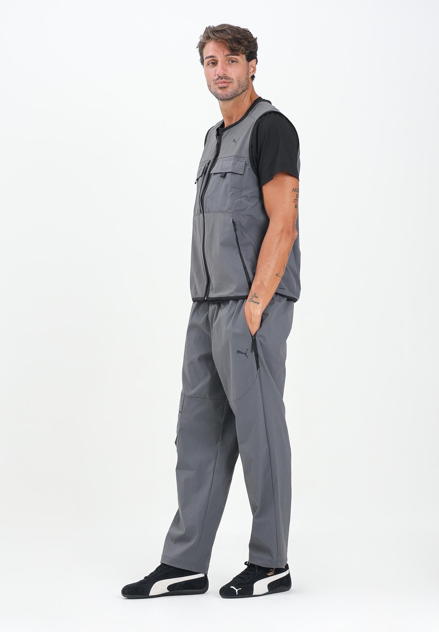 PUMA Pantalone sportivo PUMATECH grigio da uomo 629683 44 PUMA