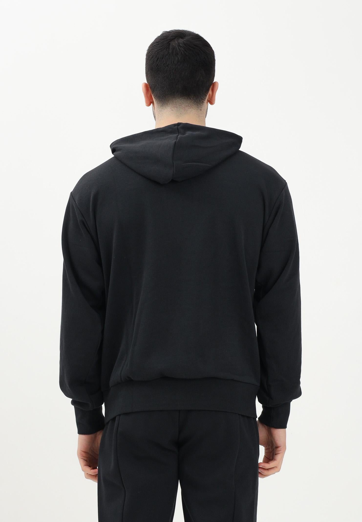 ADIDAS PERFORMANCE Felpa con cappuccio Essentials Big Logo French Terry nera da uomo IN6164 . ADIDAS PERFORMANCE