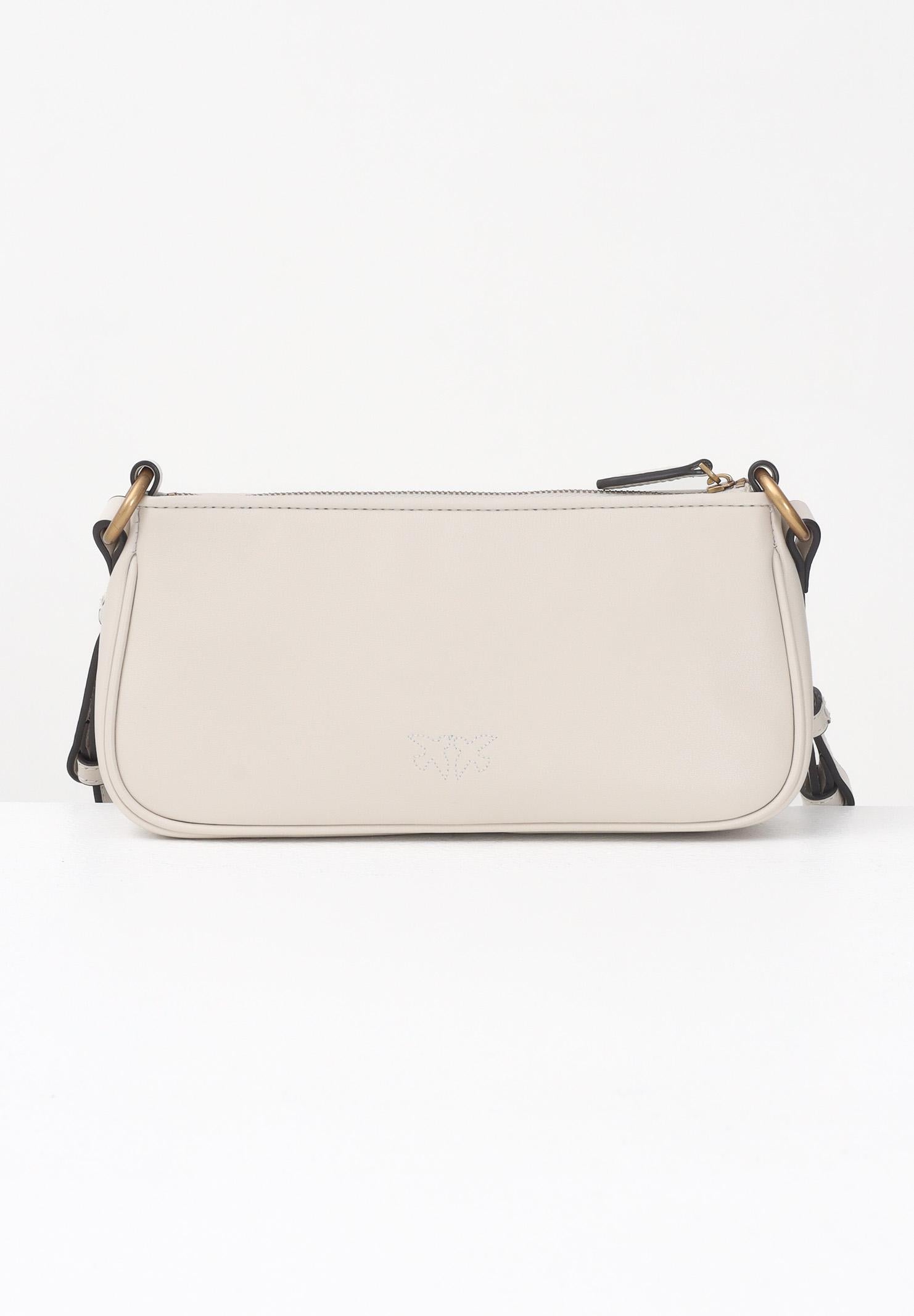 PINKO Borsa a spalla MINI HALF MOON panna da donna 105069A0QO Z14Q PINKO