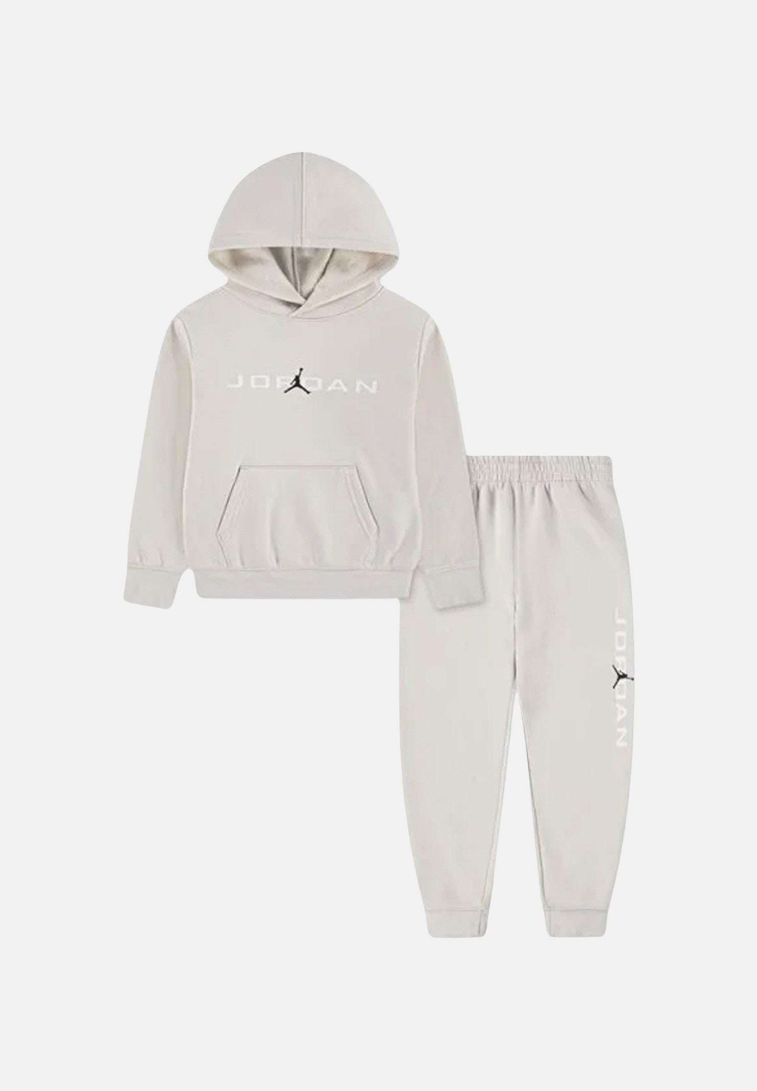 JORDAN Tuta MJ Baseline Fleece panna per bambino e bambina 85F270 X27 JORDAN