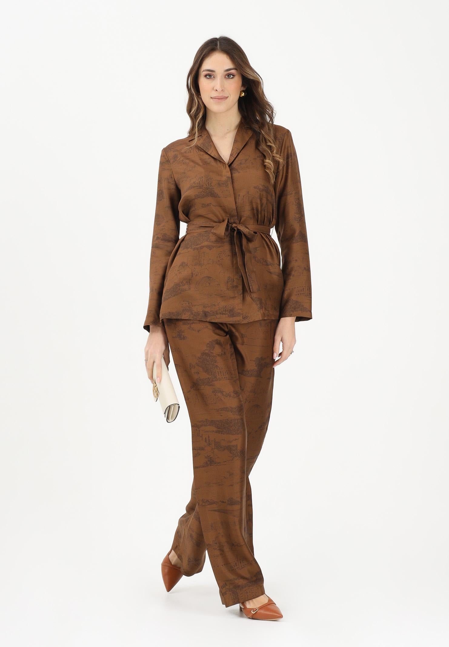 MAX MARA Pantalone ampio MSTVASAIO marrone da donna 2616131101600 004 MAXMARA