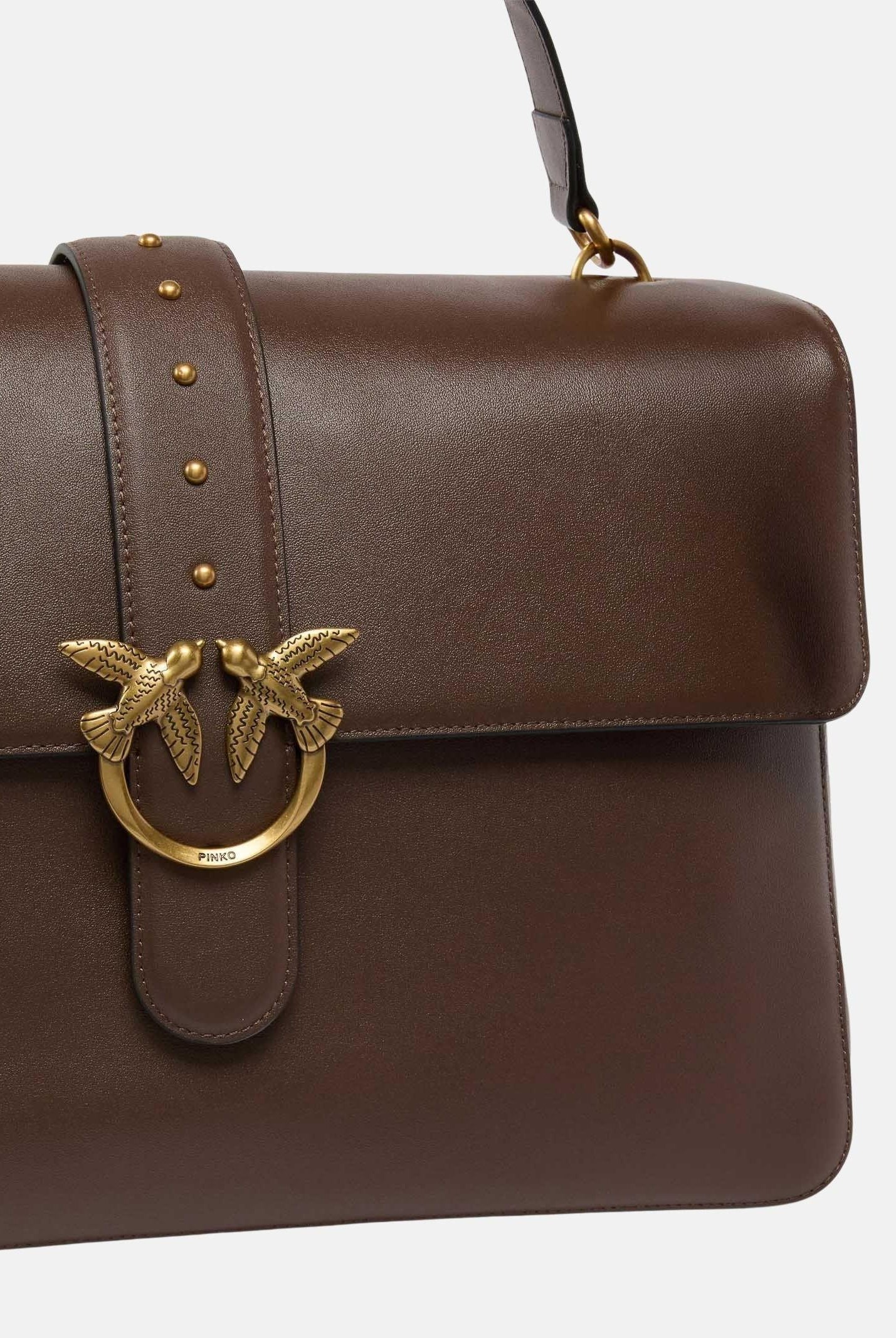 PINKO Shopper Extra Love Bag Slouchy marrone da donna 105067A0QO L74Q PINKO