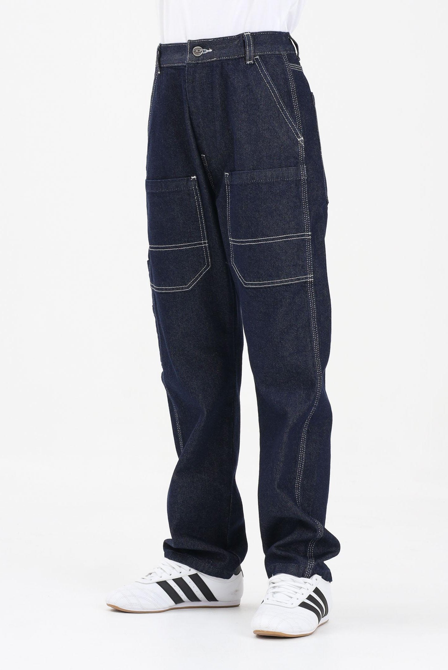 DIESEL Jeans D-Berr in denim scuro per donna, ragazzi e bambini J02330KXBRN K01 DIESEL