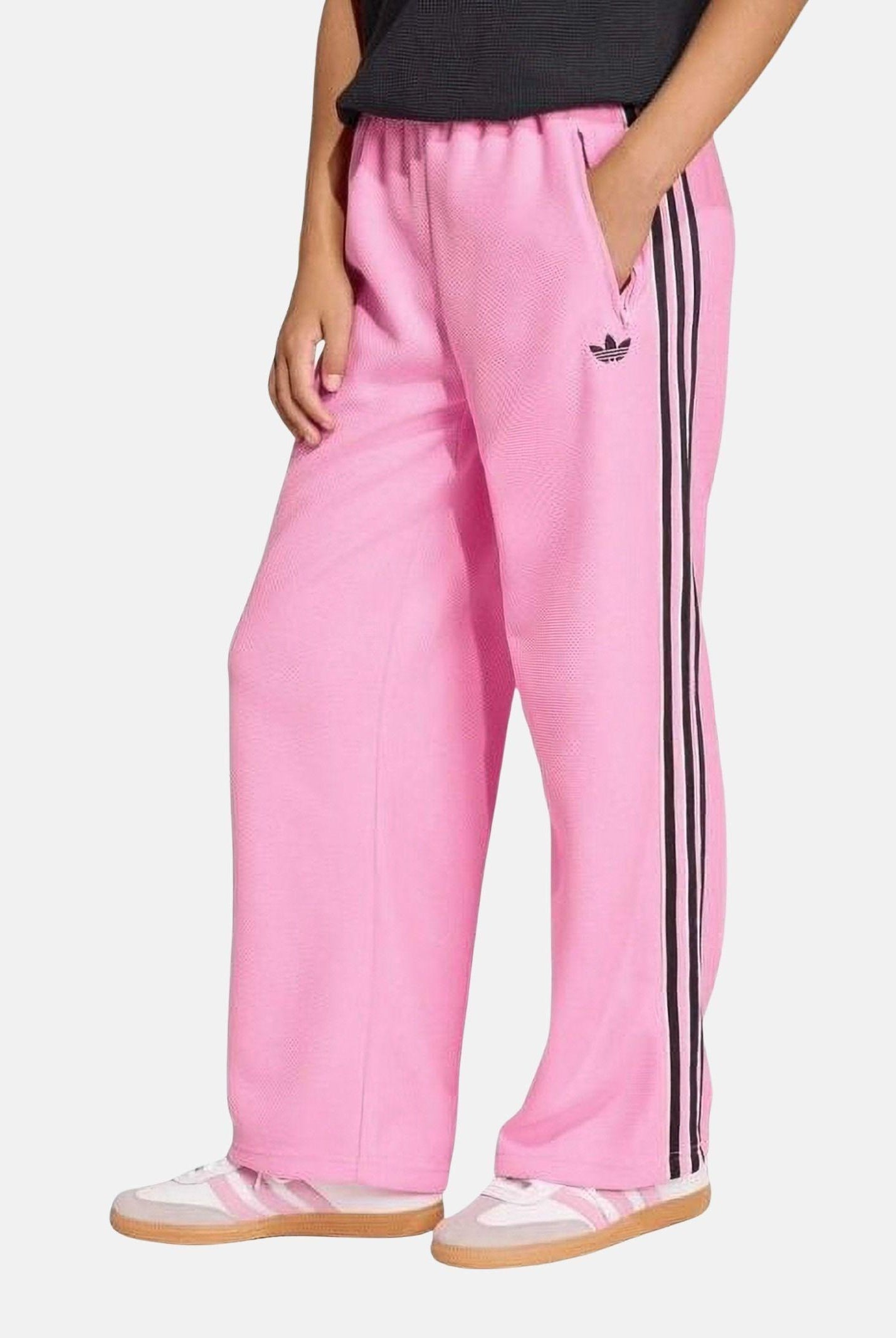 ADIDAS ORIGINALS Pantalone sportivo Firebird Loose Double Knit rosa da bambina KD7826 . ADIDAS ORIGINALS