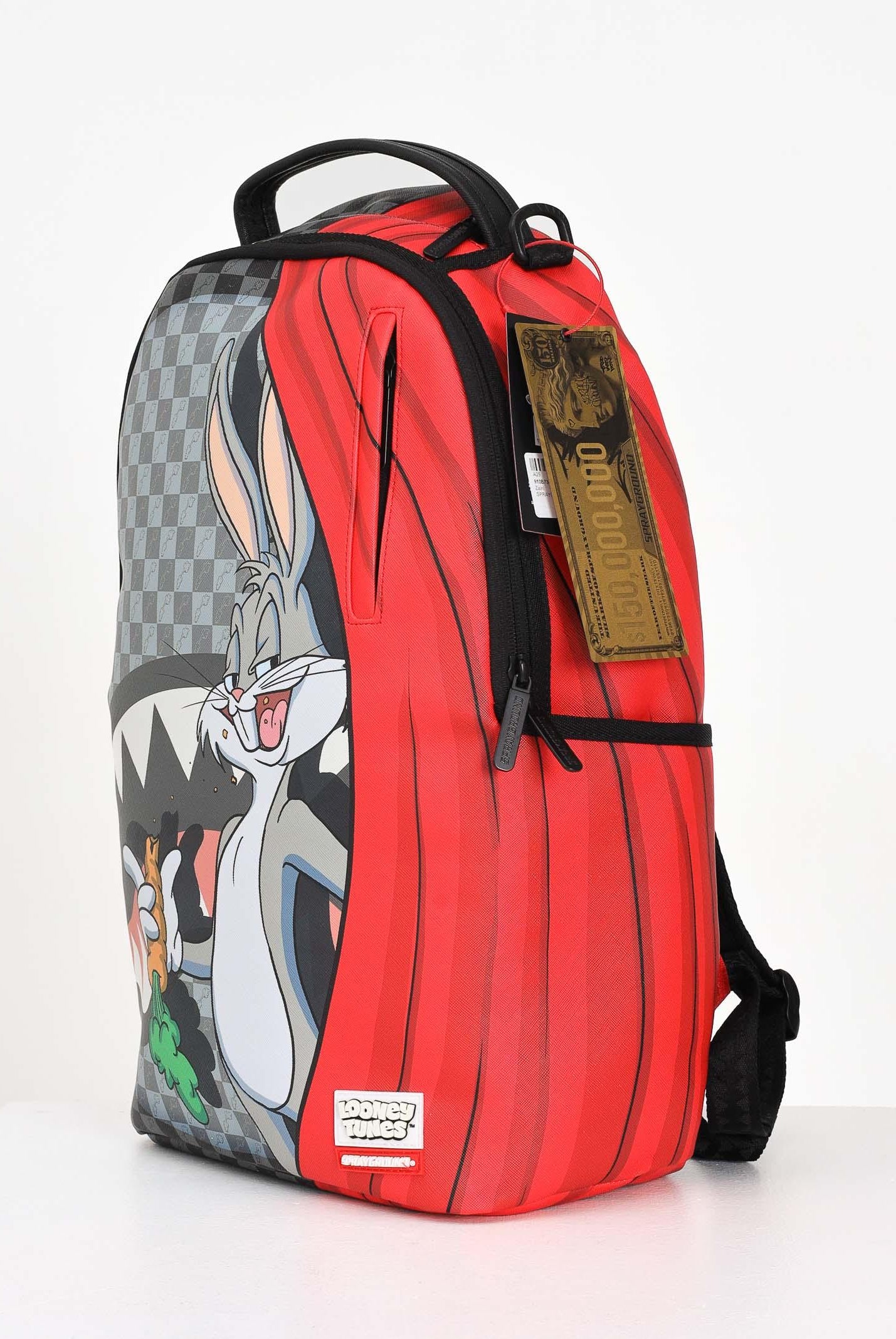 SPRAYGROUND Zaino BUGS CURTAIN REVEAL DLXSV nero e grigio per uomo e donna 910B7343NSZ SPRAYGROUND