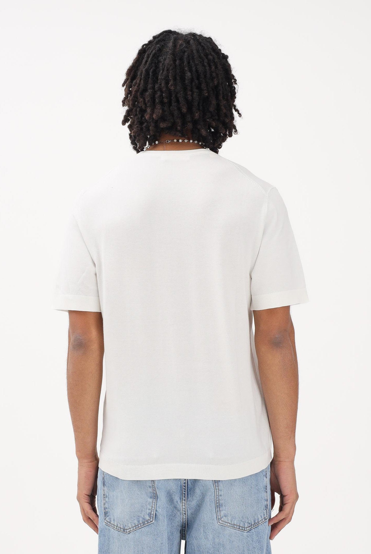 SELECTED HOMME Maglia a manica corta panna da uomo 16099828 EG SELECTED HOMME