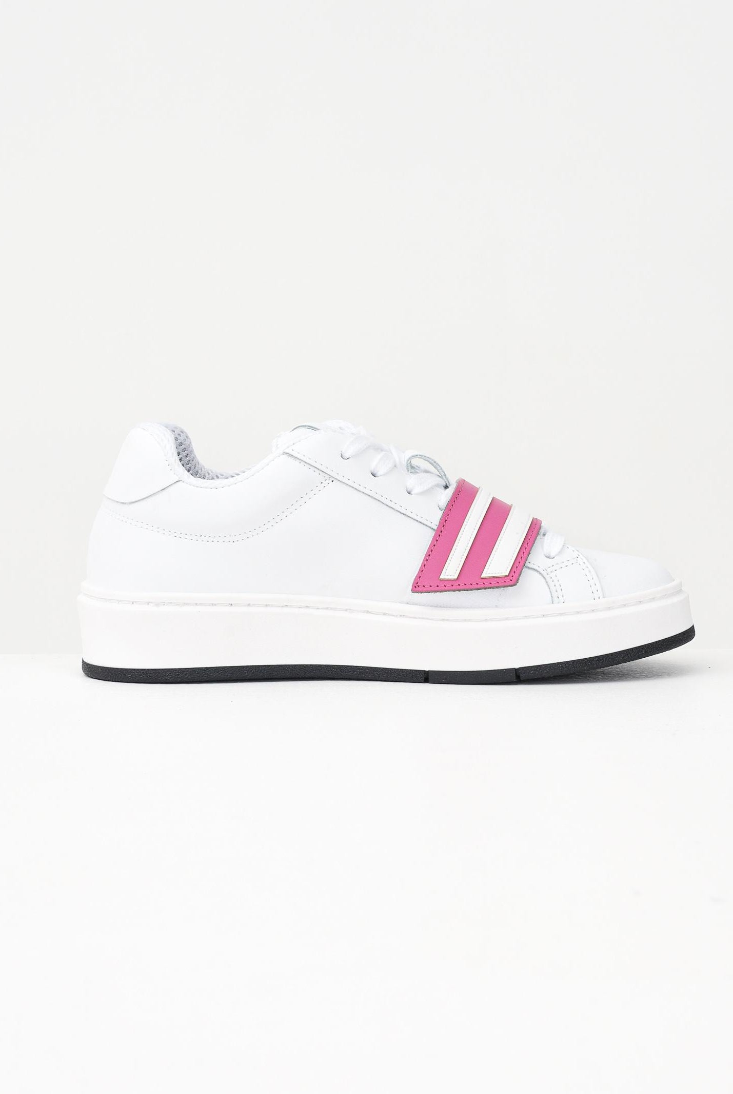 GCDS Sneakers bianche da uomo con fascia a strappo logata B1EU4204AF2 59 GCDS