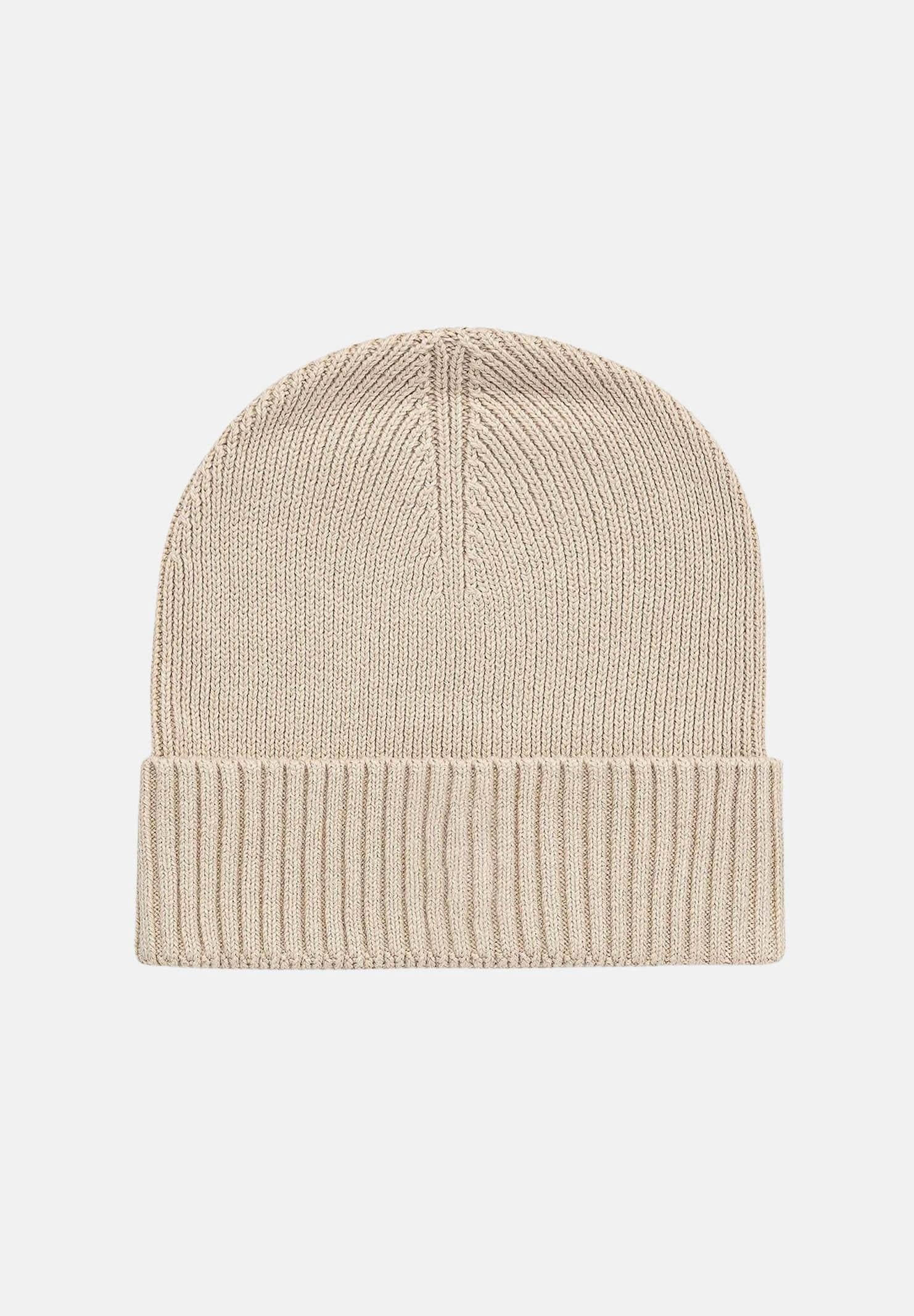 TOMMY HILFIGER Berretto beige per uomo e donna con logo AM0AM12796 ACI TOMMY HILFIGER