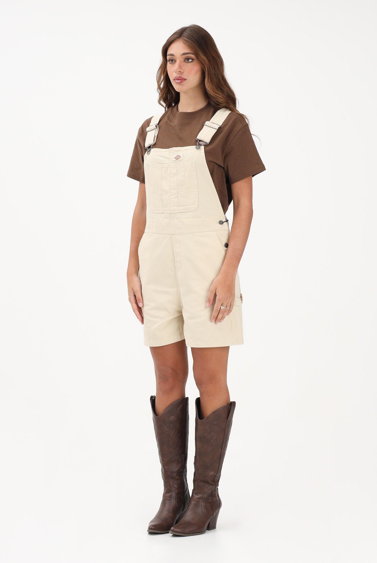 DICKIES Salopette Lightweight Canvas beige da donna DK0A885GL171 . DIckies