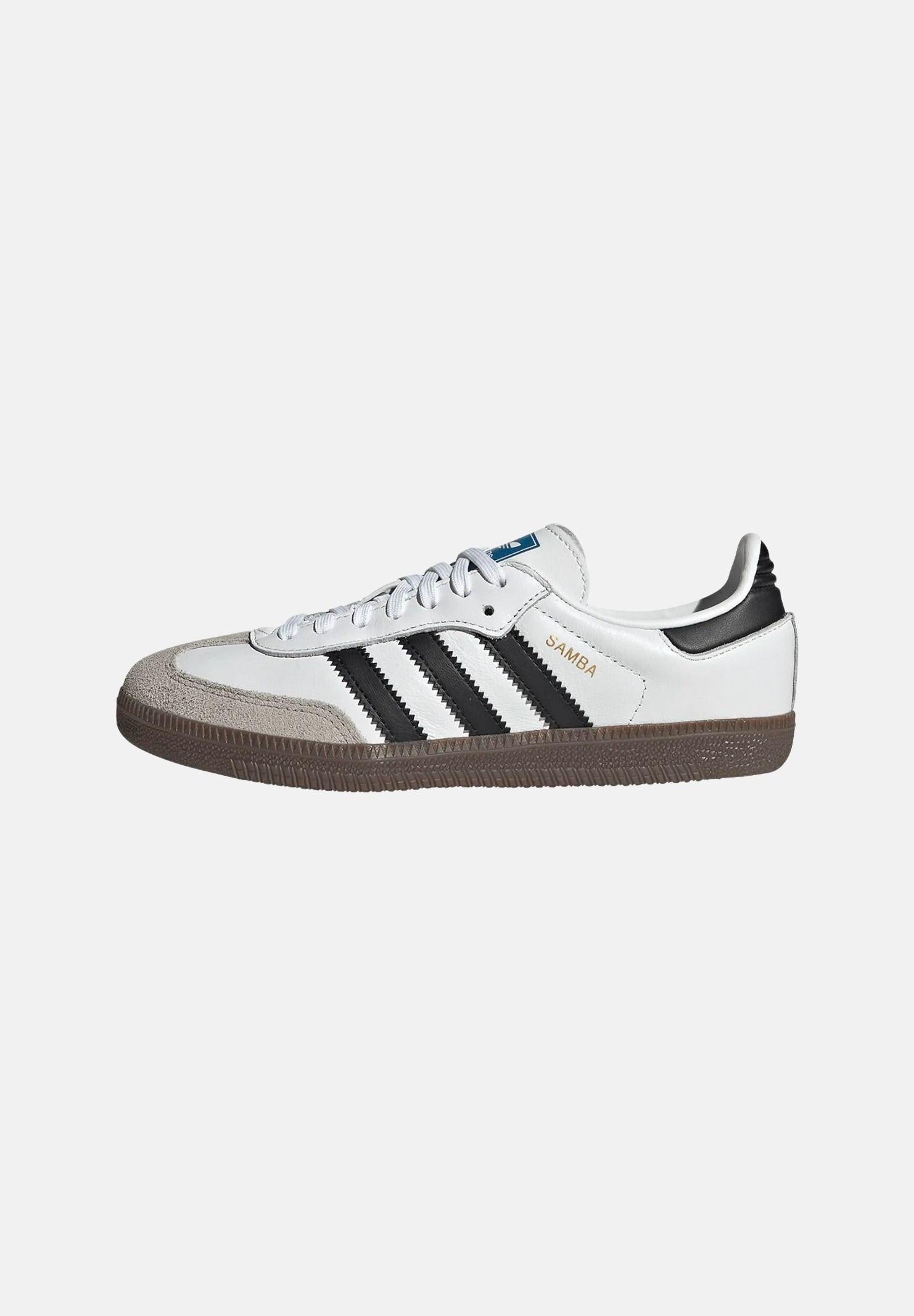 ADIDAS ORIGINALS Sneakers Samba OG bianche per bambino e bambina IE3677 . ADIDAS ORIGINALS
