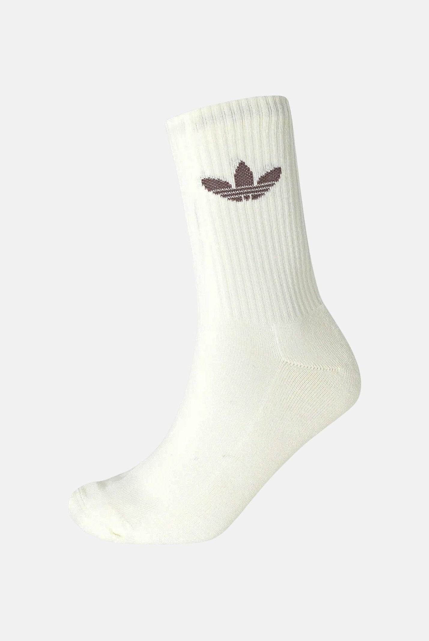 ADIDAS ORIGINALS Calzini (6paia) Trefoil Crew panna, beige e marroni per uomo e donna IT7570 . ADIDAS ORIGINALS