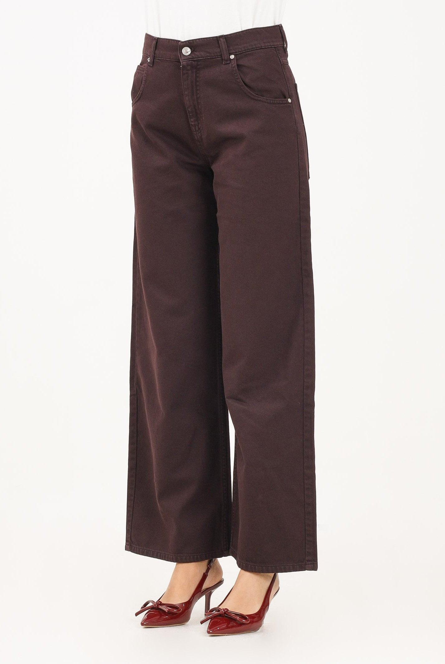 VICOLO Jeans Mia marrone da donna DF5109 BO VICOLO