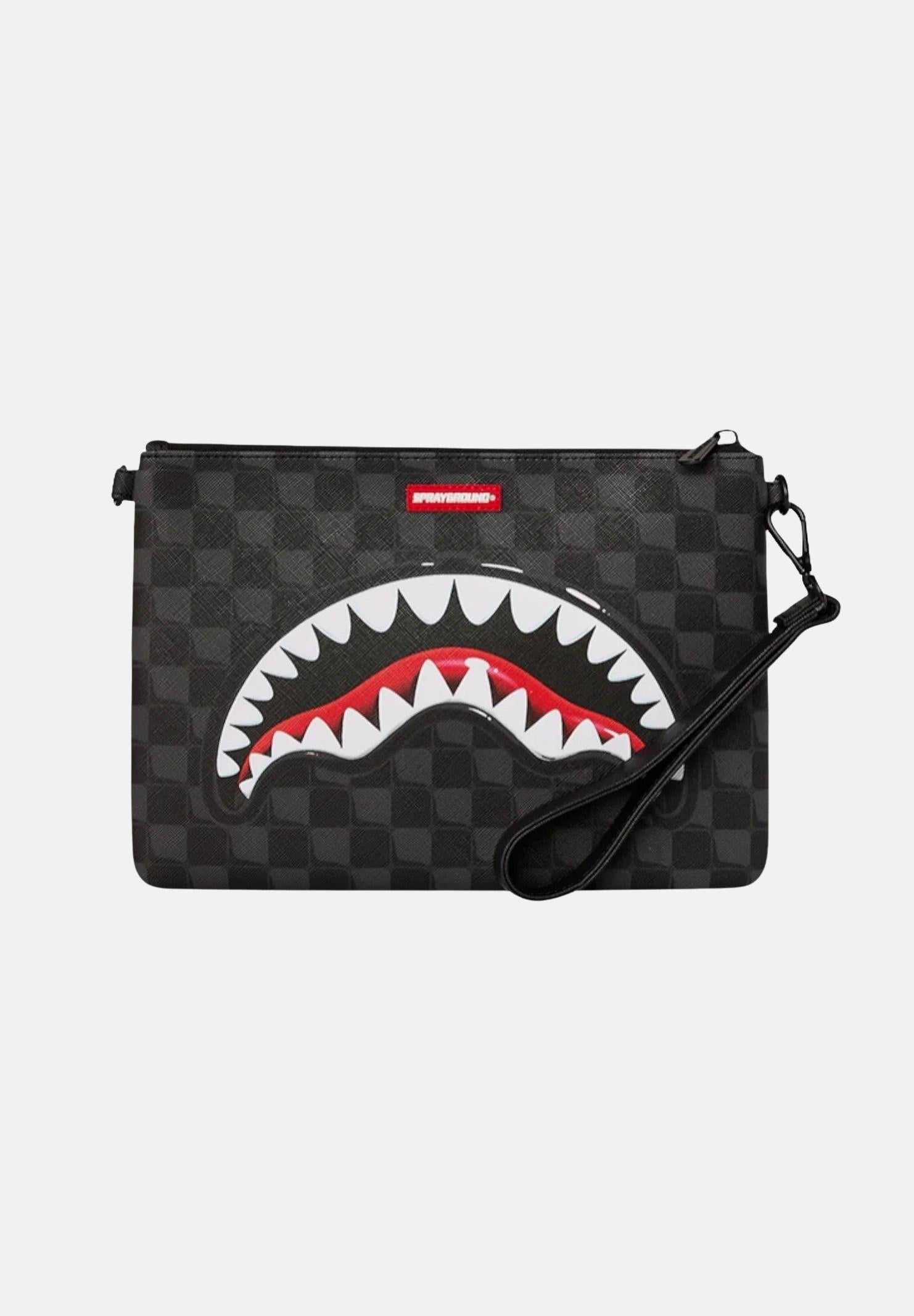 SPRAYGROUND Pochette SIP BALLOON BLACK nera per uomo e donna 910B8948NSZ . SPRAYGROUND