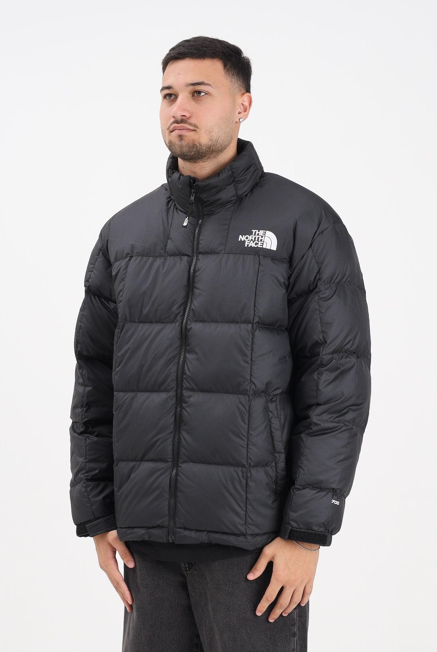 THE NORTH FACE Piumino Lhotse nero da uomo NF0A3Y23GOE1 . THE NORTH FACE