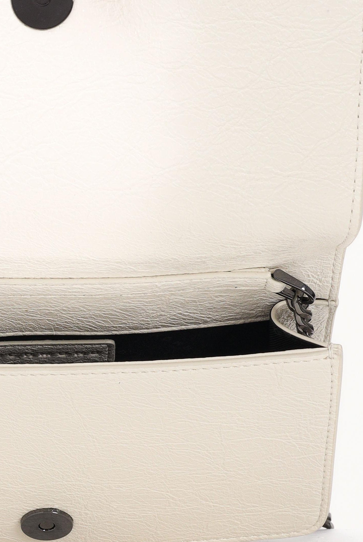 RICHMOND Borsa a tracolla panna da donna con borchie e logo RWA25235BO WH RICHMOND