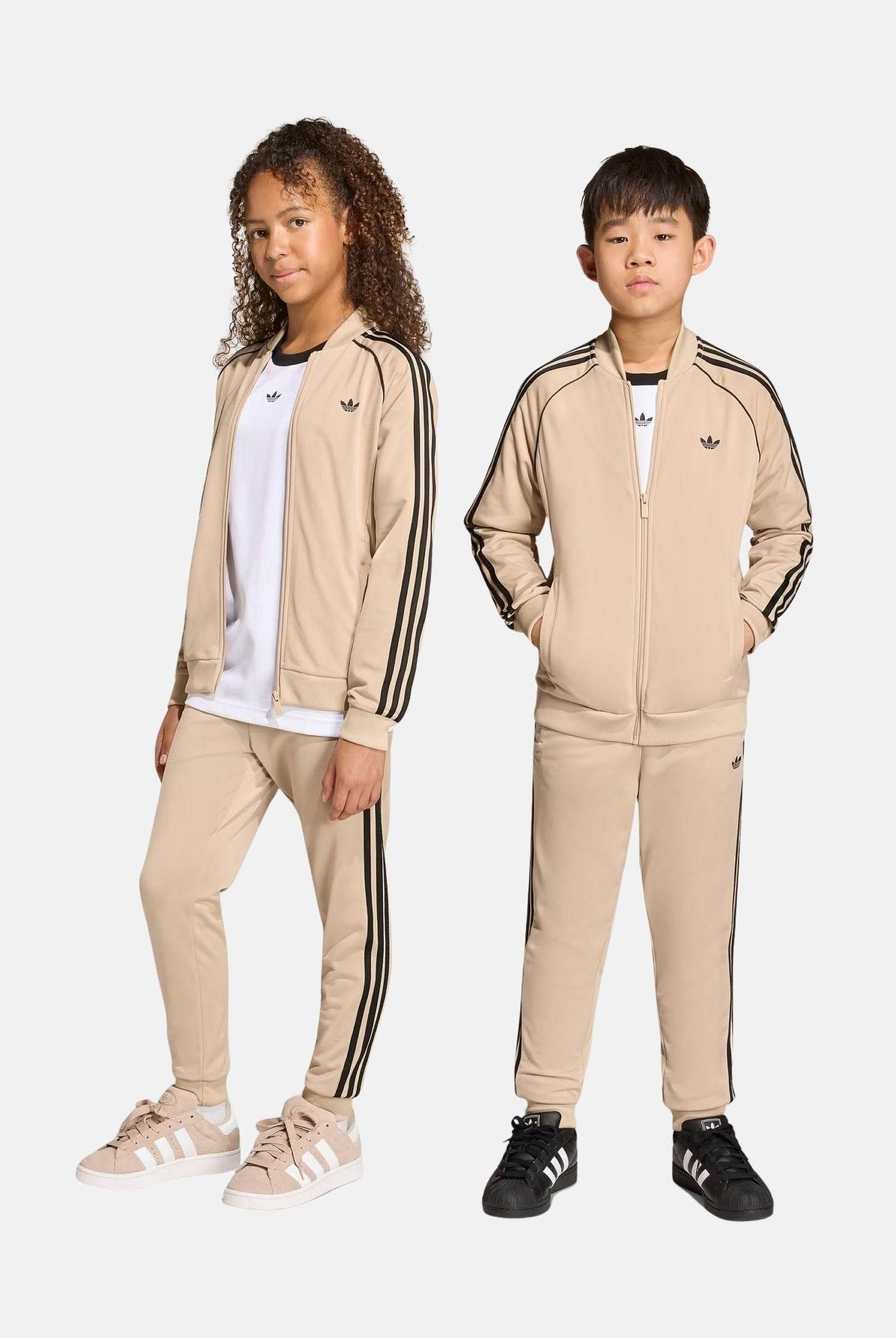 ADIDAS ORIGINALS Pantalone sportivo SST beige per bambino e bambina KE2864 . ADIDAS ORIGINALS