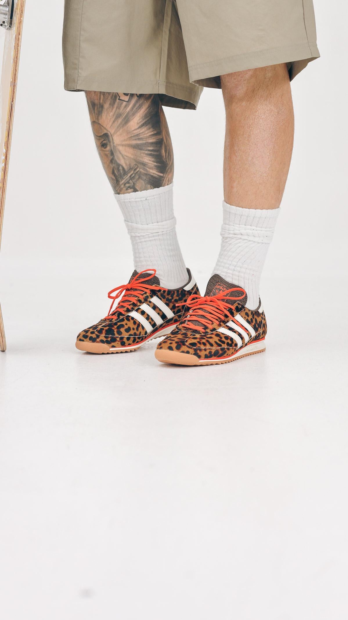 ADIDAS ORIGINALS Sneakers SL 72 animalier per uomo e donna JI0189 . ADIDAS ORIGINALS