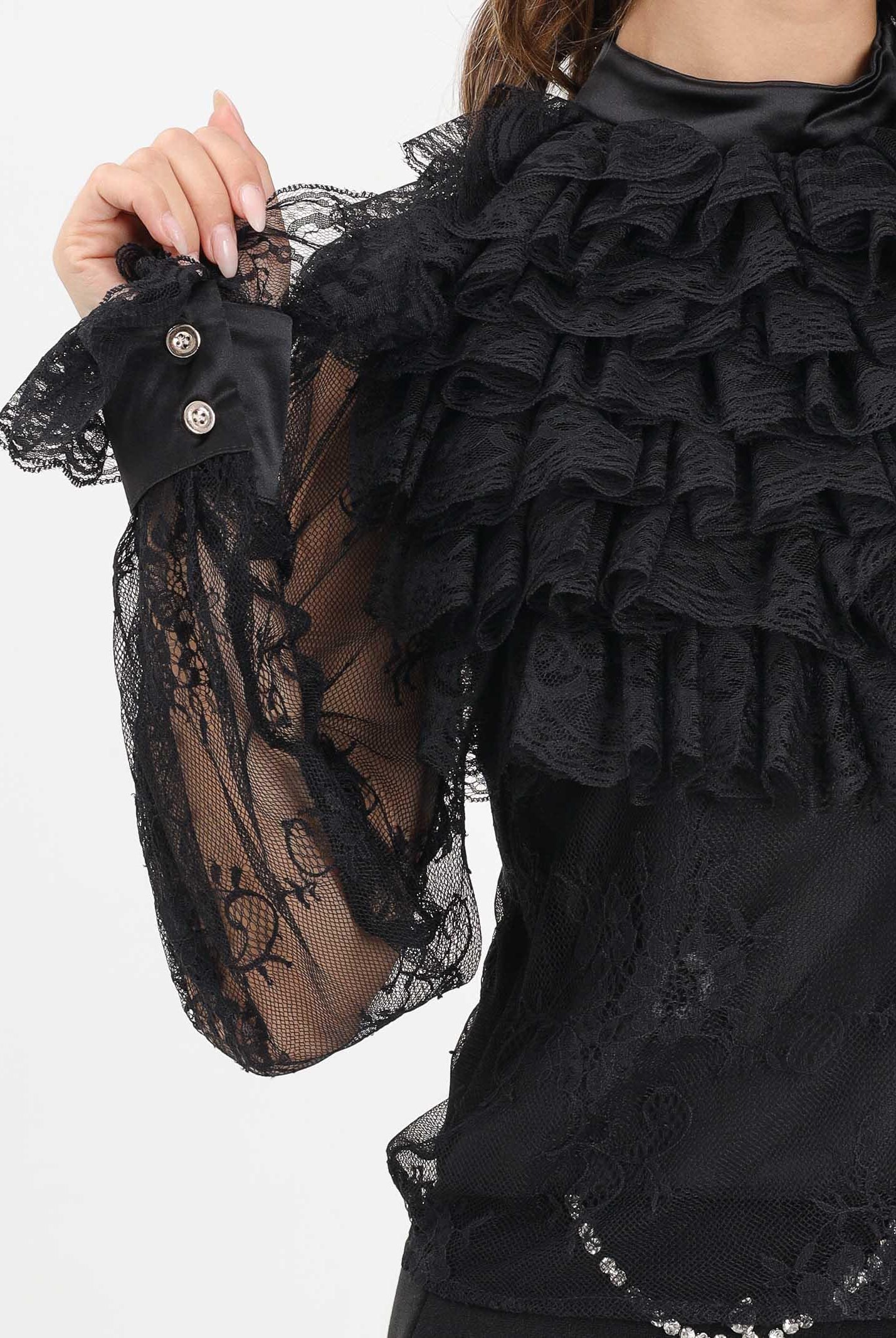 ODI ODI Blusa Fiano nera da donna FIANO230W5 D6 ODI ODI