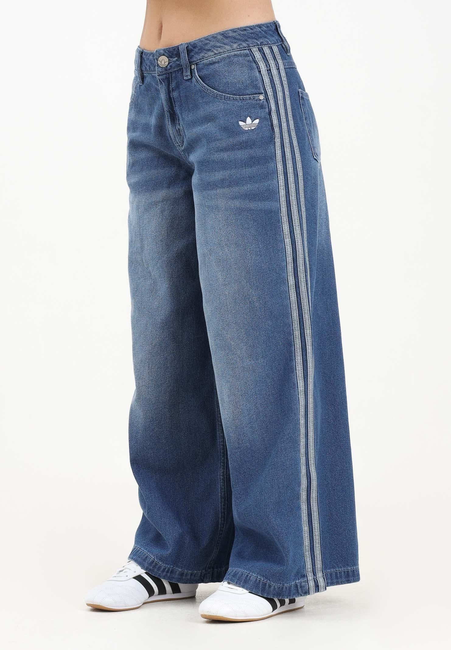 ADIDAS ORIGINALS Jeans Adicolor Denim Adilenium in denim medio da donna JV7454 ADIDAS ORIGINALS