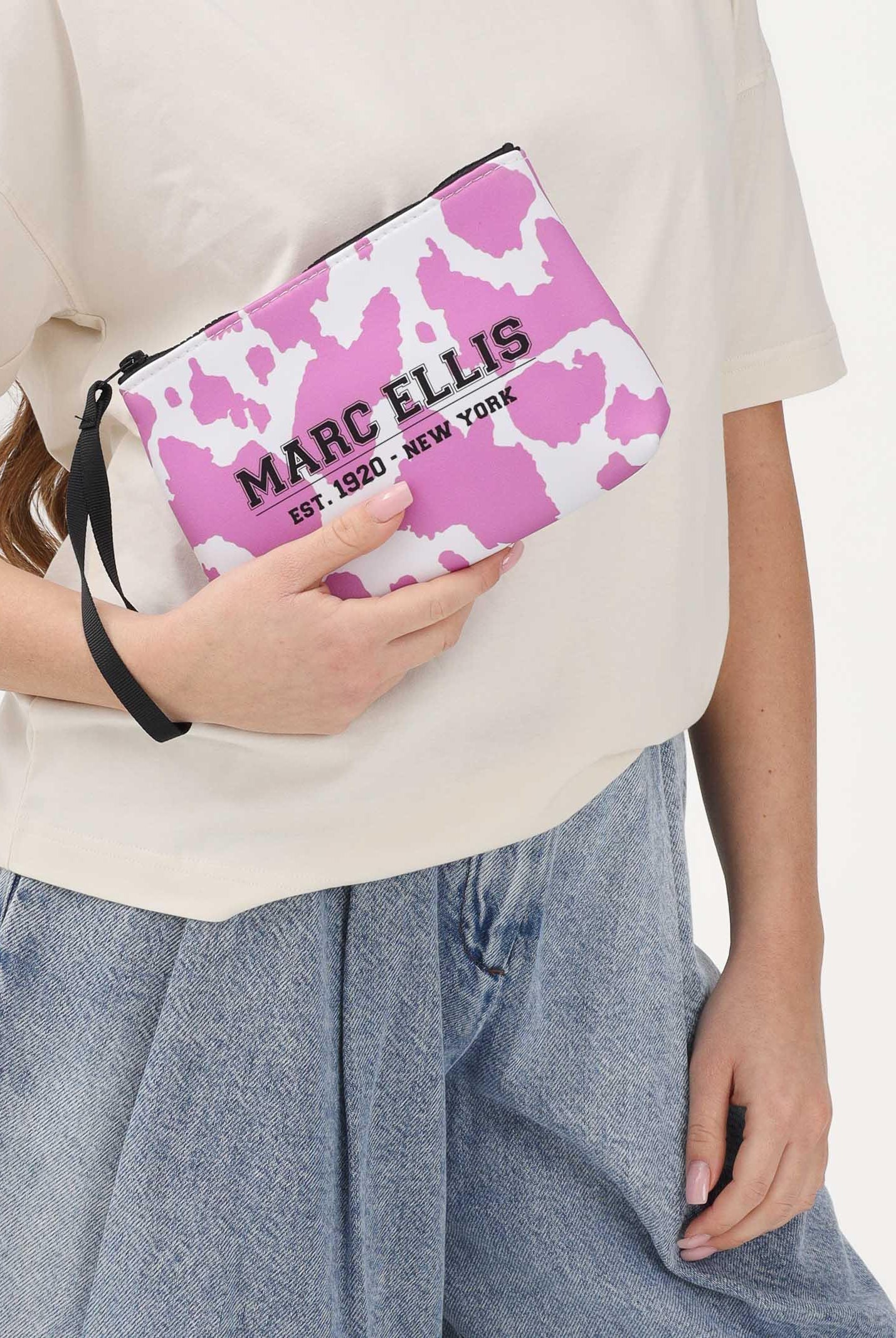 MARC ELLIS Pochette BUBY-P-COWBOY viola e bianca da donna BUBY-P-COWBOY MA MARC ELLIS