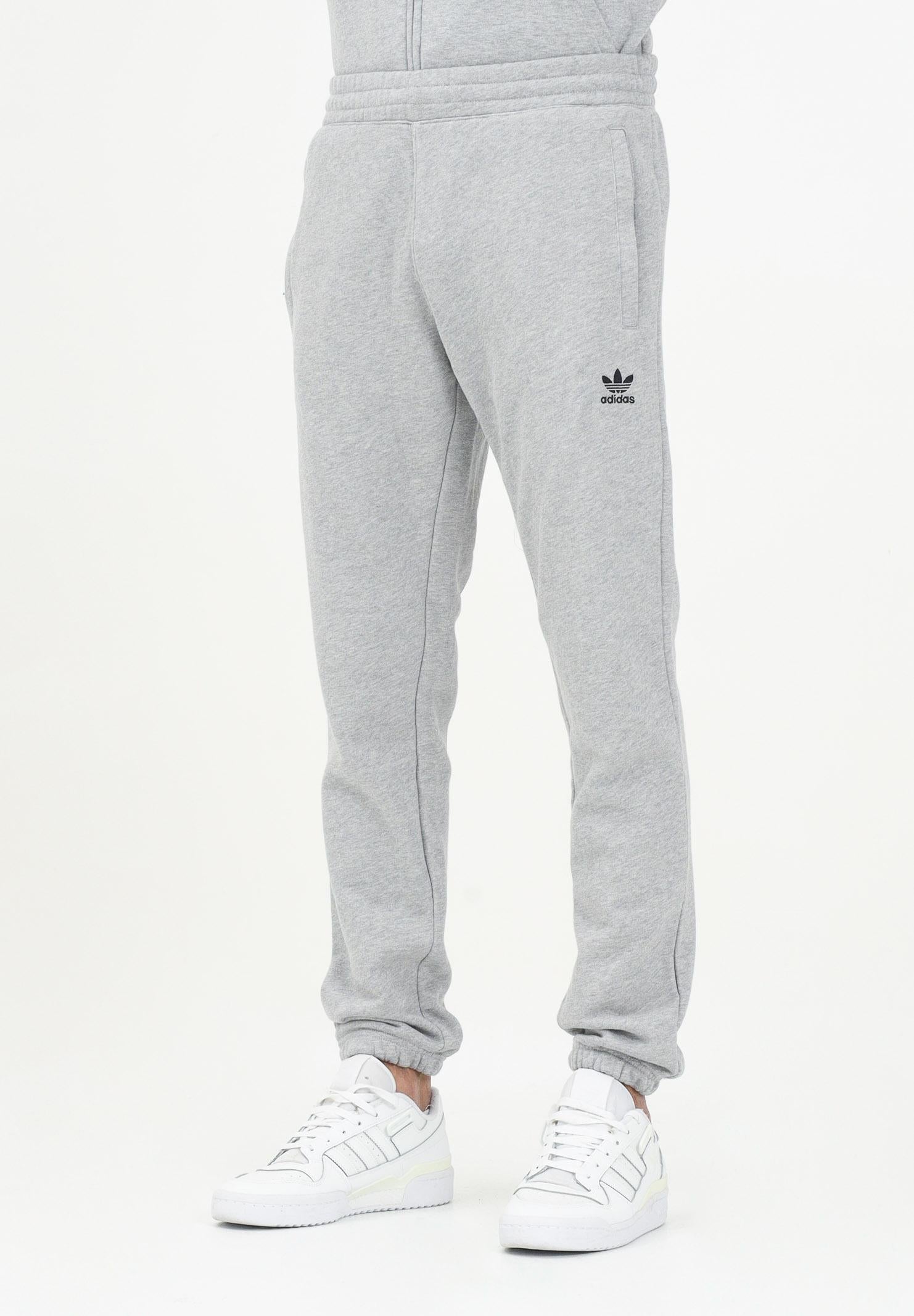 Pantalone sportivo Trefoil Essentials French Terry grigio da uomo JD2424 . ADIDAS ORIGINALS