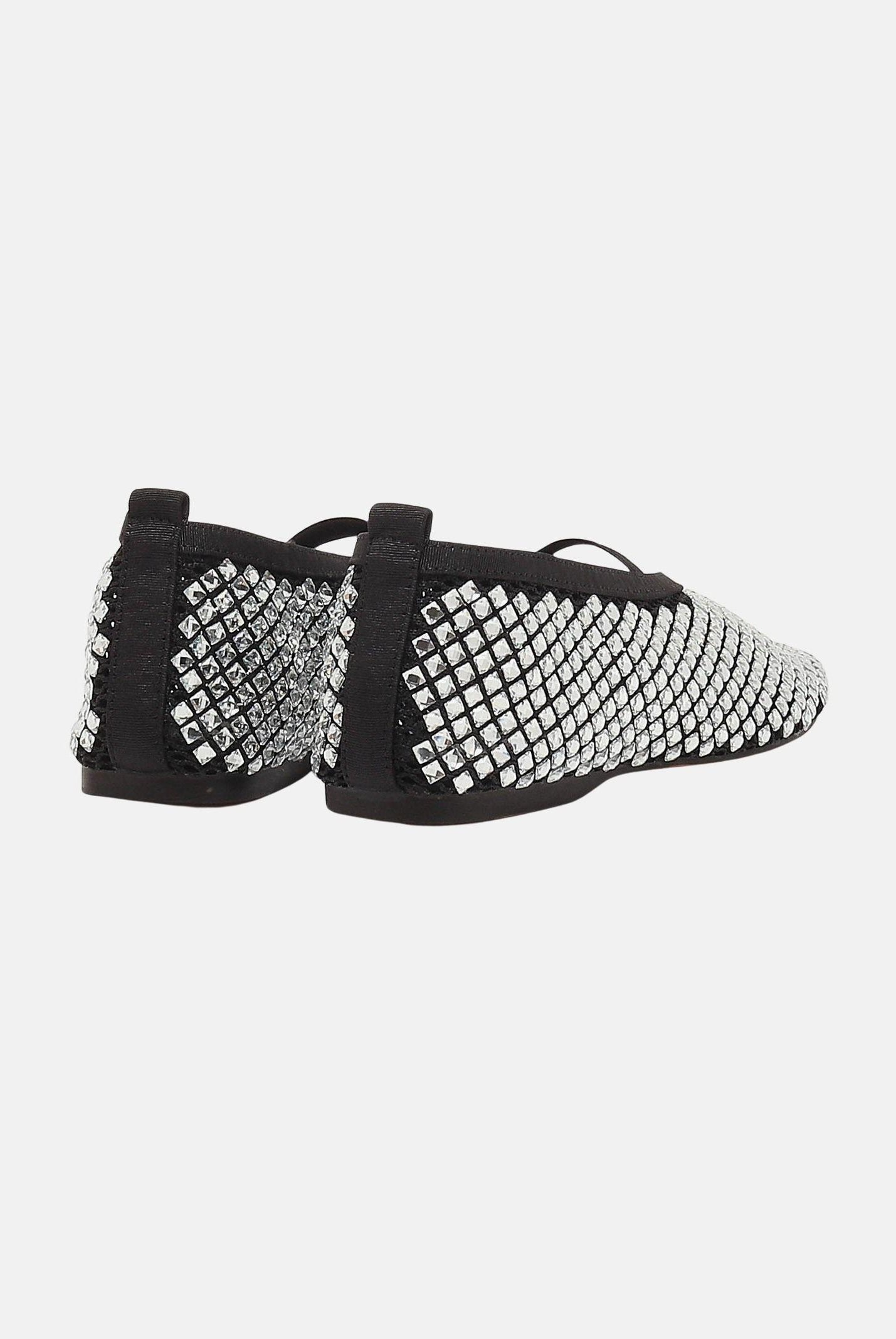 TWENTY FOURHAITCH Ballerine BOUNTY nere e argento da donna S0114NER NER TWENTY FOURHAITCH