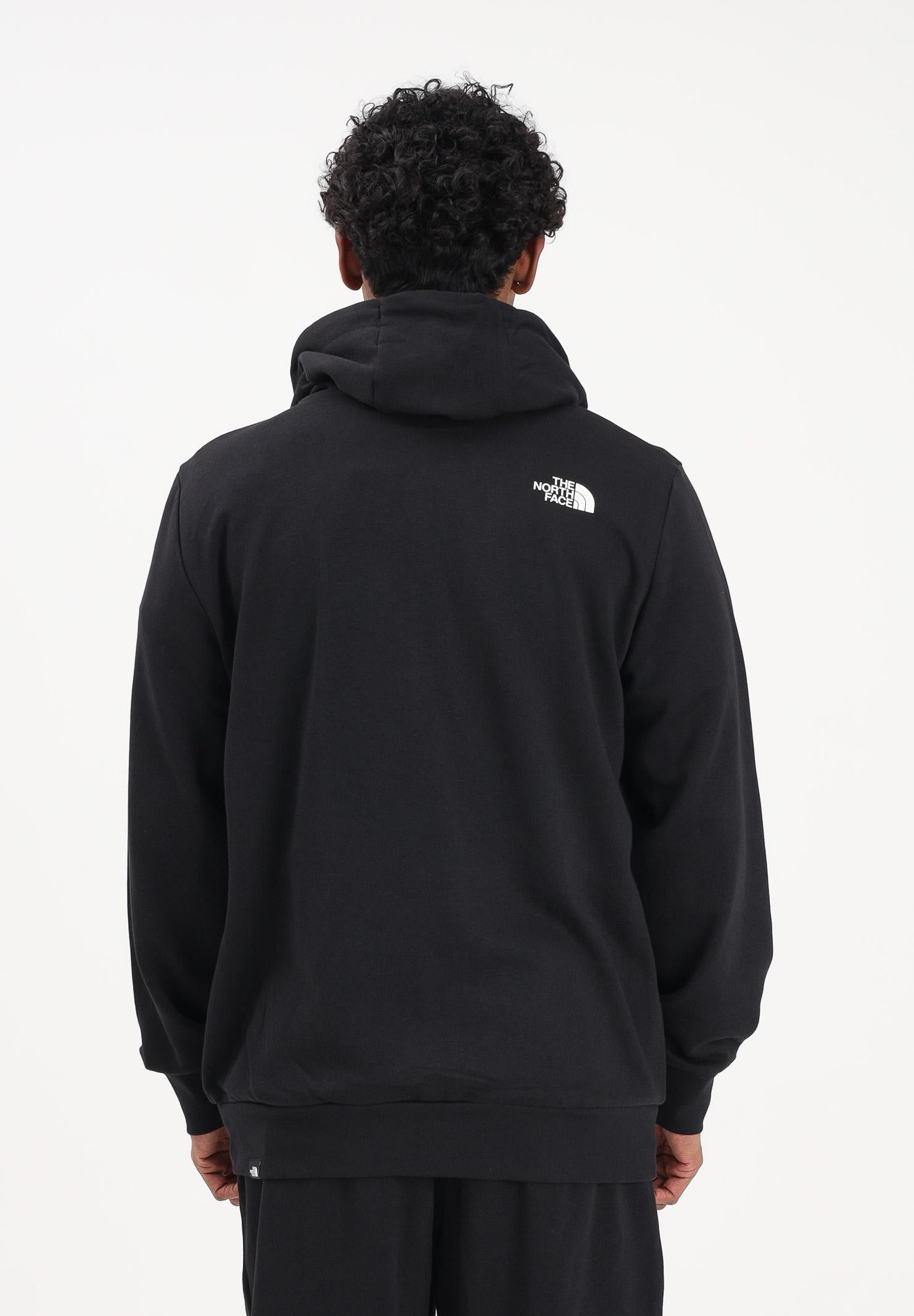 THE NORTH FACE Felpa con zip Simple Dome Light Regular nera da uomo NF0A8GQ7JK31 . THE NORTH FACE