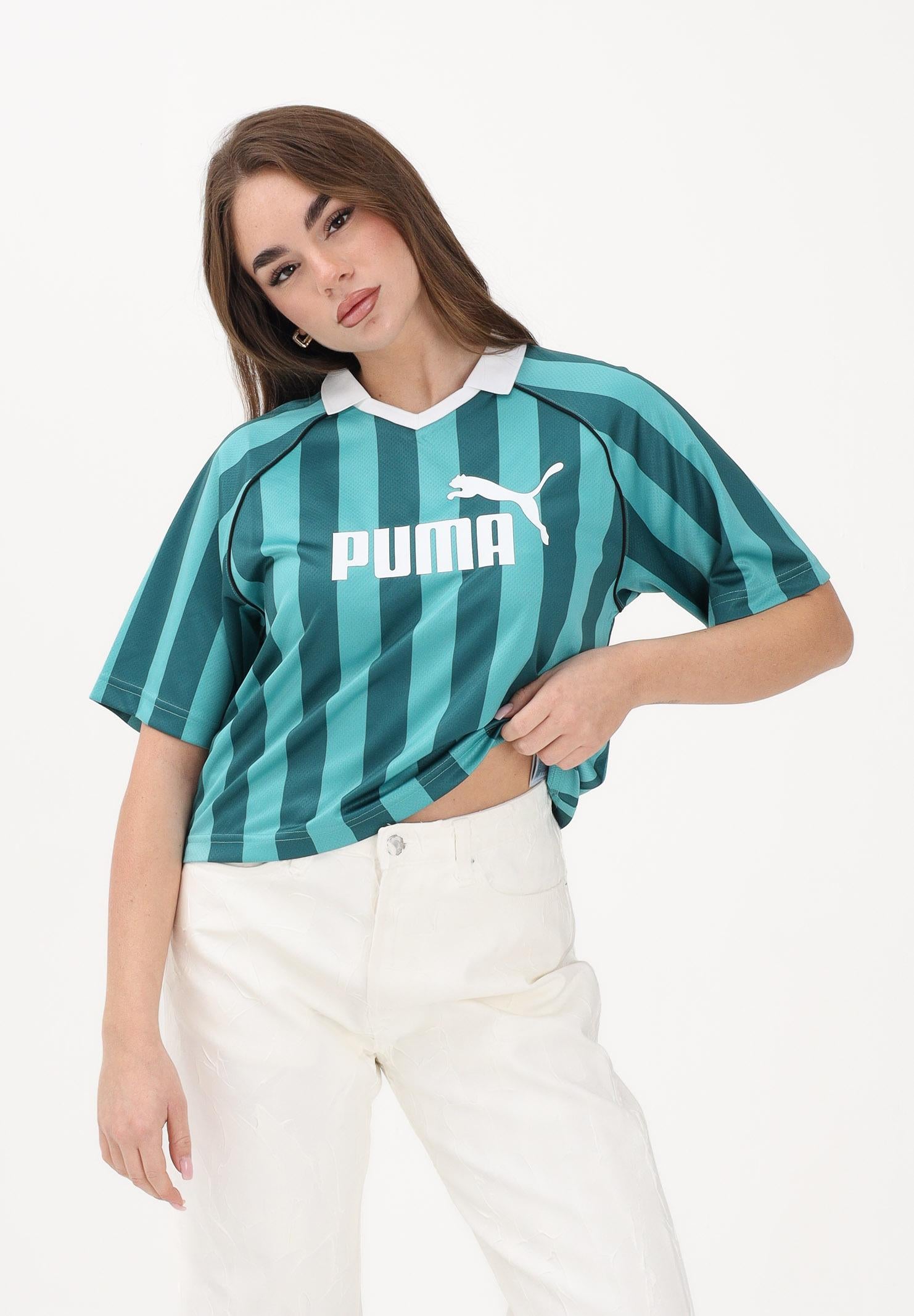 PUMA T-shirt a manica corta ESS Jersey verde acqua da donna 691702 41 PUMA