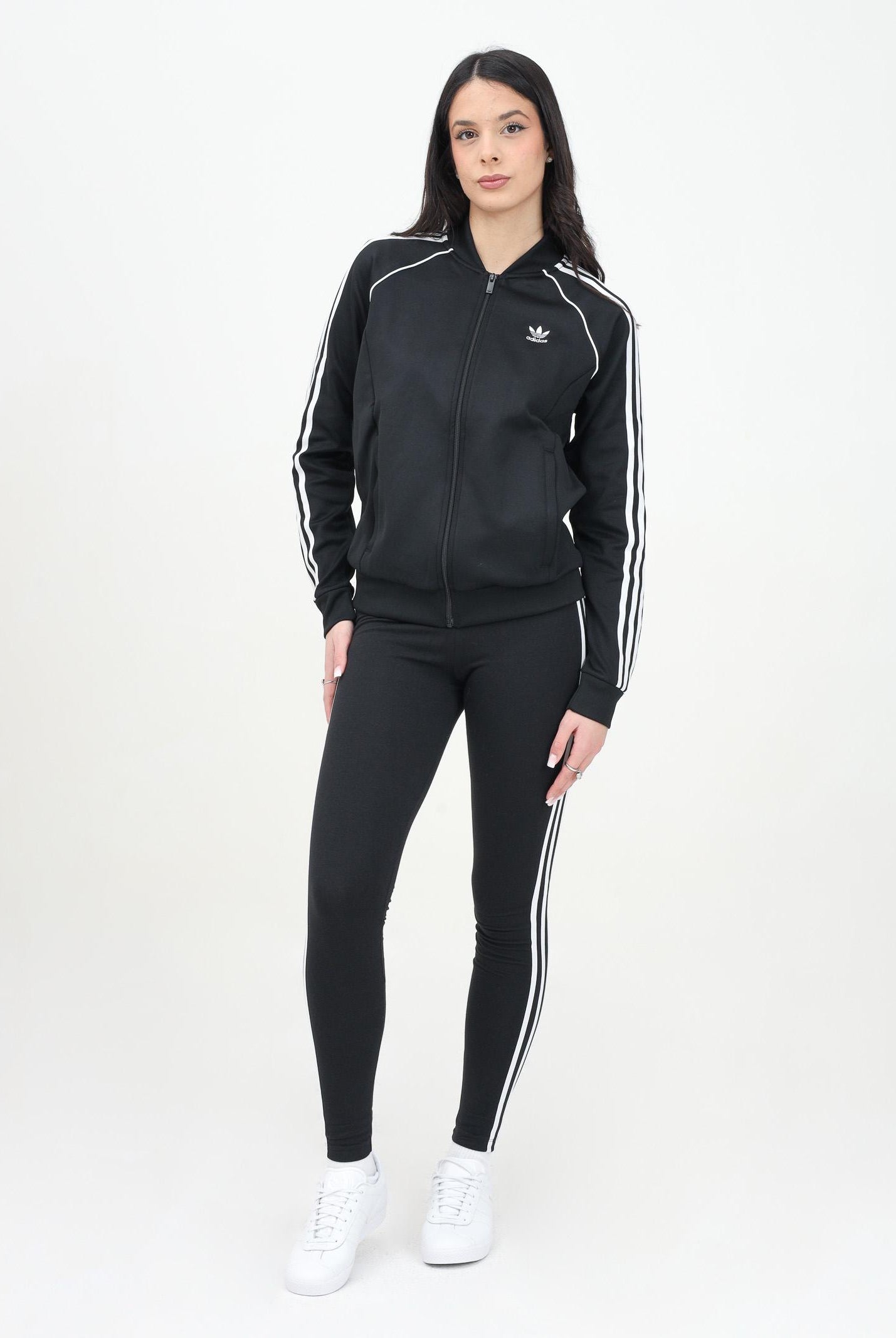 ADIDAS ORIGINALS Leggings sportivo 3-Stripes nero da donna IP2968 ADIDAS ORIGINALS