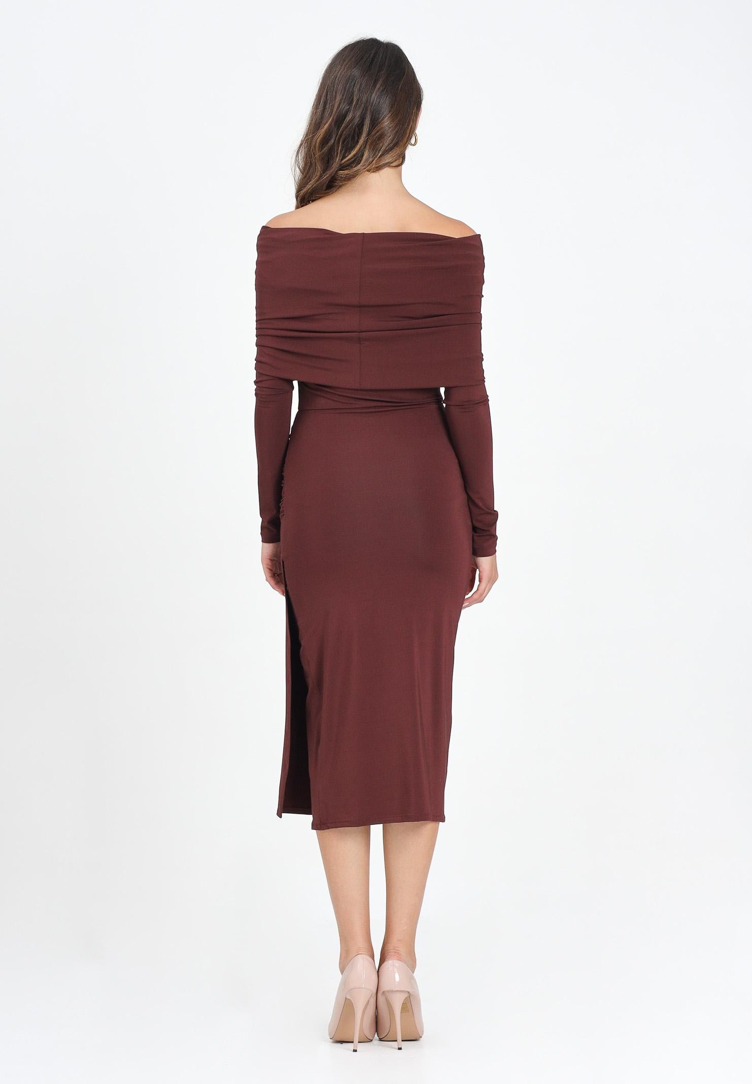 MAX MARA Abito midi bordeaux da donna 2526626051600 002 MAX MARA