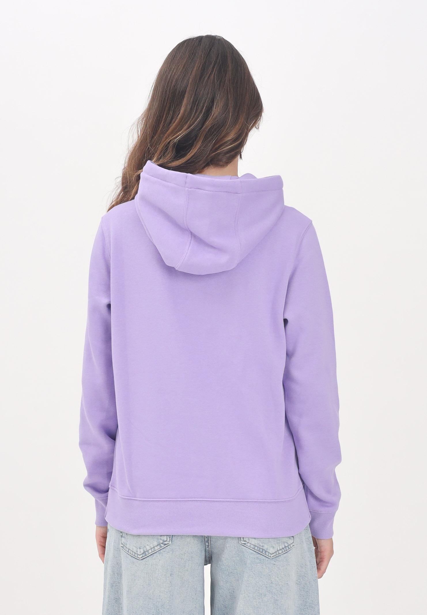 TOMMY JEANS Felpa con cappuccio lilla da donna rifinita da logo DW0DW19958W0E TOMMY JEANS