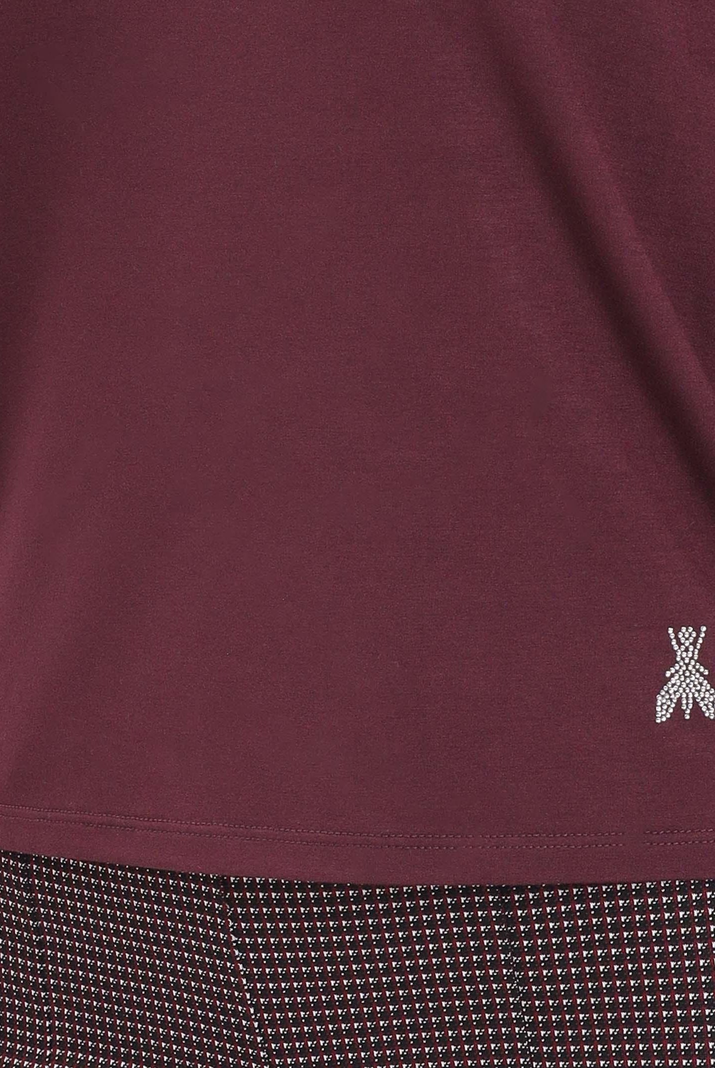 PATRIZIA PEPE Maglioncino bordeaux da donna 8M1525J013 M536 PATRIZIA PEPE